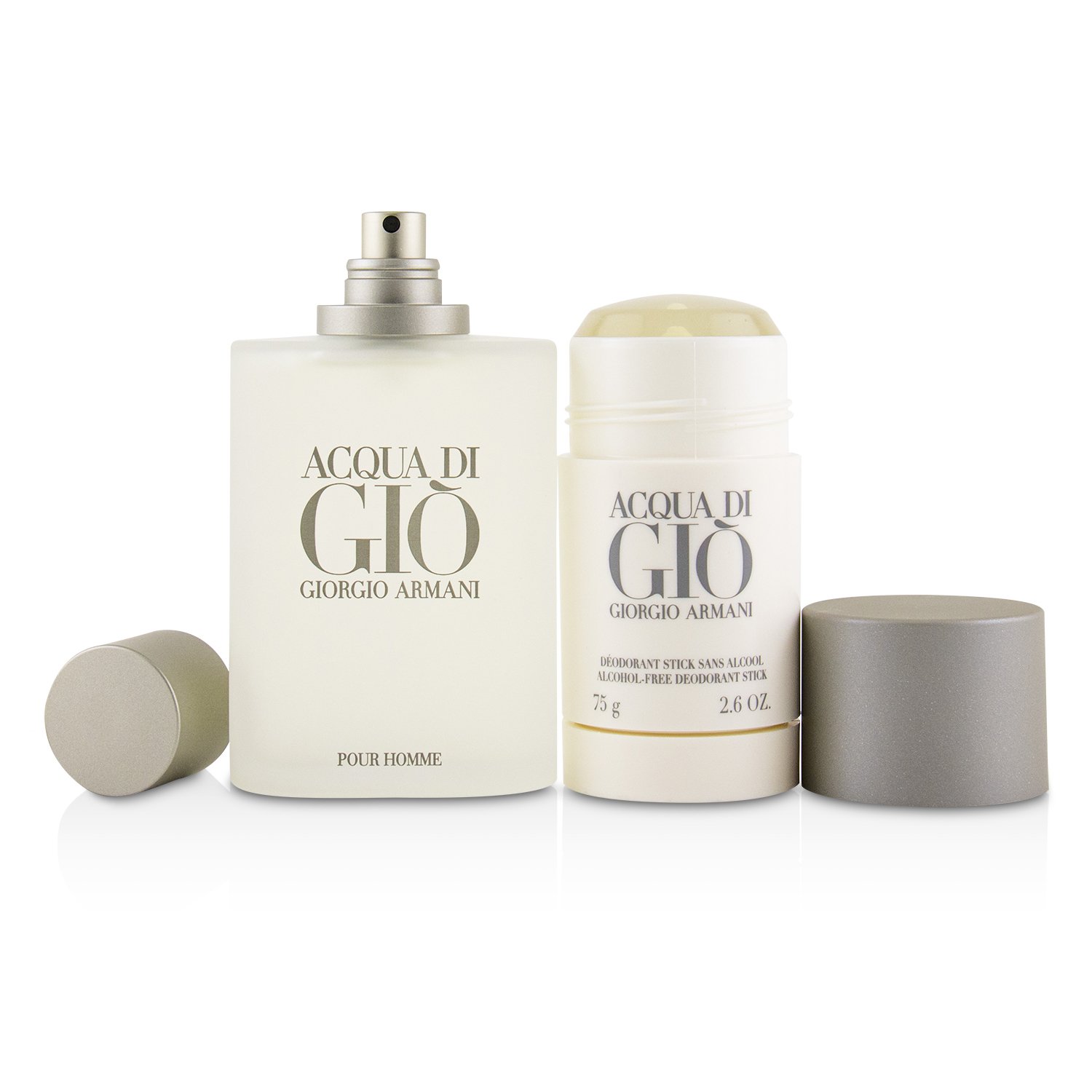 Giorgio Armani Acqua Di Gio Coffret: Eau De Toilette Spray 100ml/3.4oz + Alcohol-Free Deodorant Stick 75ml/2.6oz 2pcs