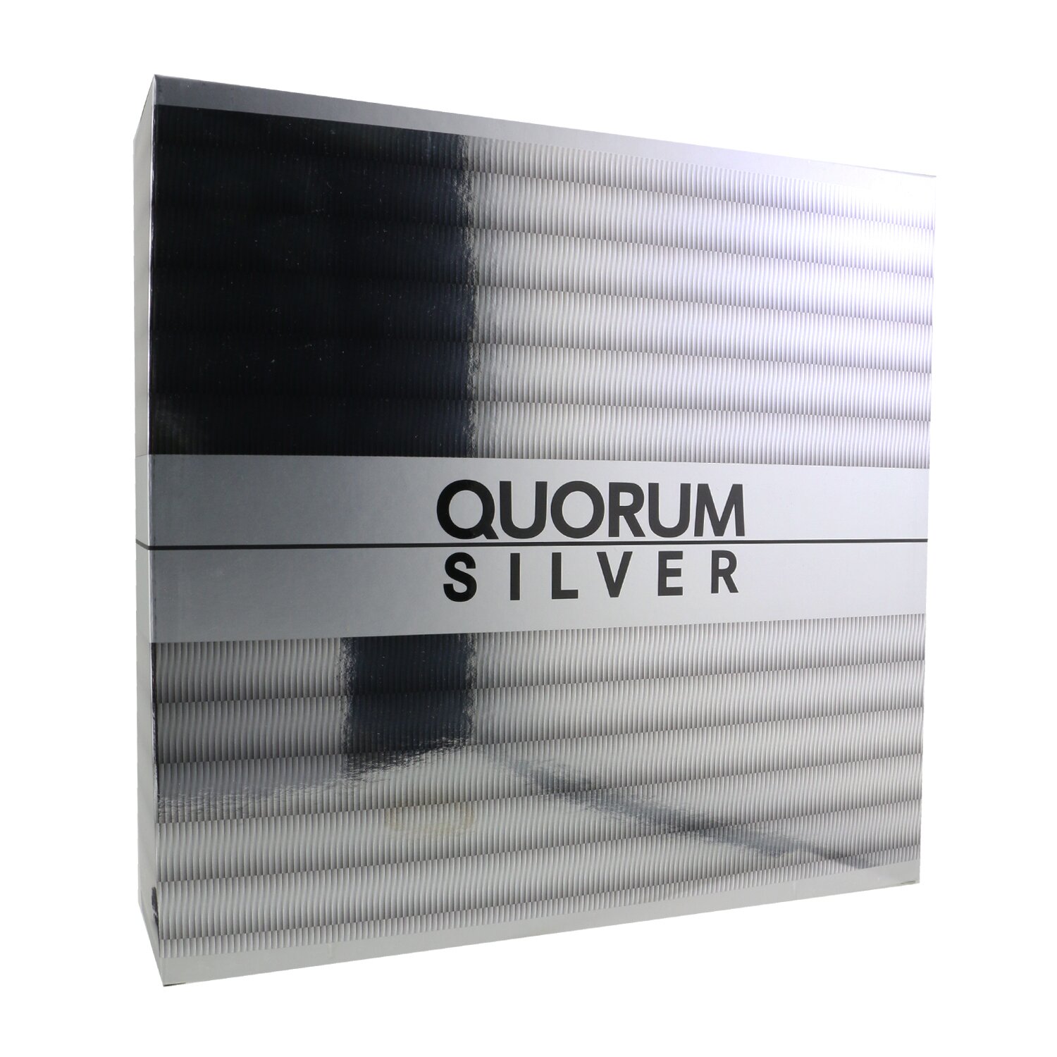 Puig Quorm Silver Coffret: Eau De Toilette Spray 100ml/3.4oz + Para Después de Afeitar Lotion 100ml/3.4oz 2pcs