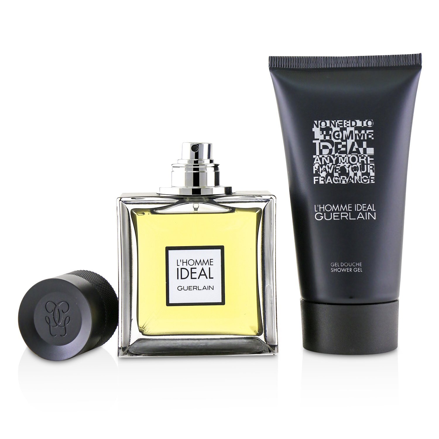 Guerlain مجموعة L'Homme Ideal: ماء تواليت سبراي 50مل/1.6 أوقية + جل الدش 75مل/2.5 أوقية 2pcs