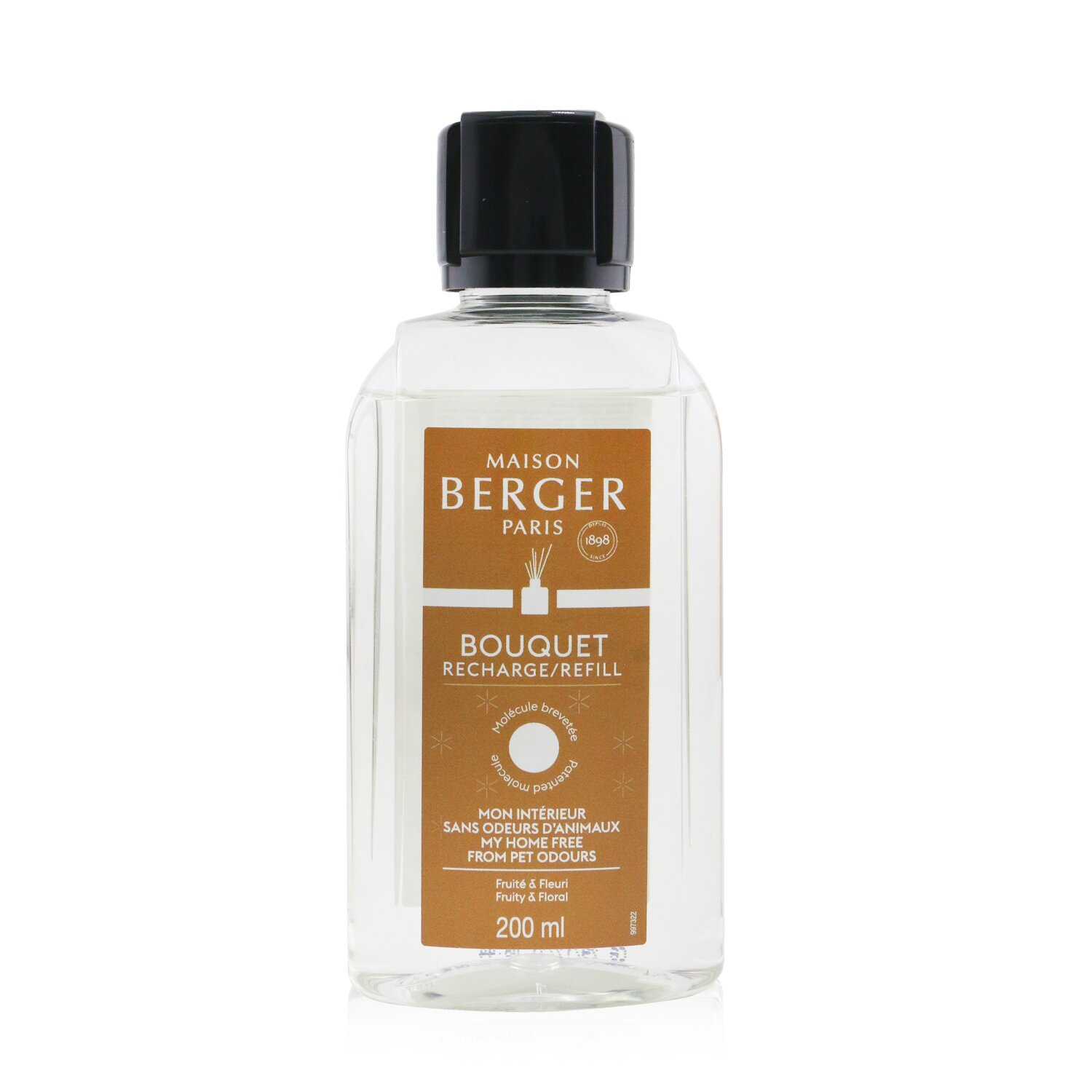 Lampe Berger (Maison Berger Paris) Functional Bouquet Refill - My Home Free from Pet Odours (Fruity & Floral) 200ml