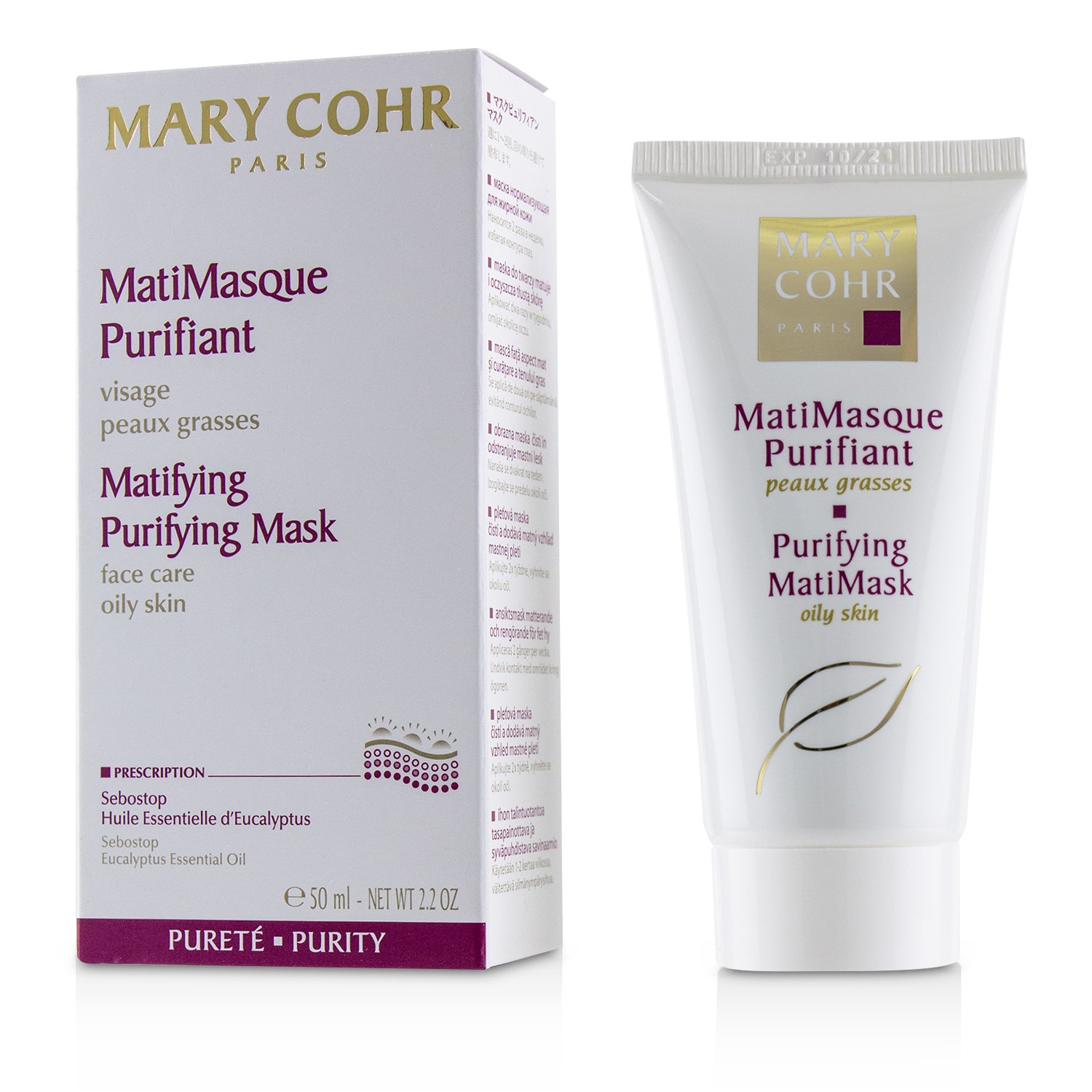 玛莉格 Mary Cohr Matifying Purifying Mask - For Oily Skin 50ml/2.2oz