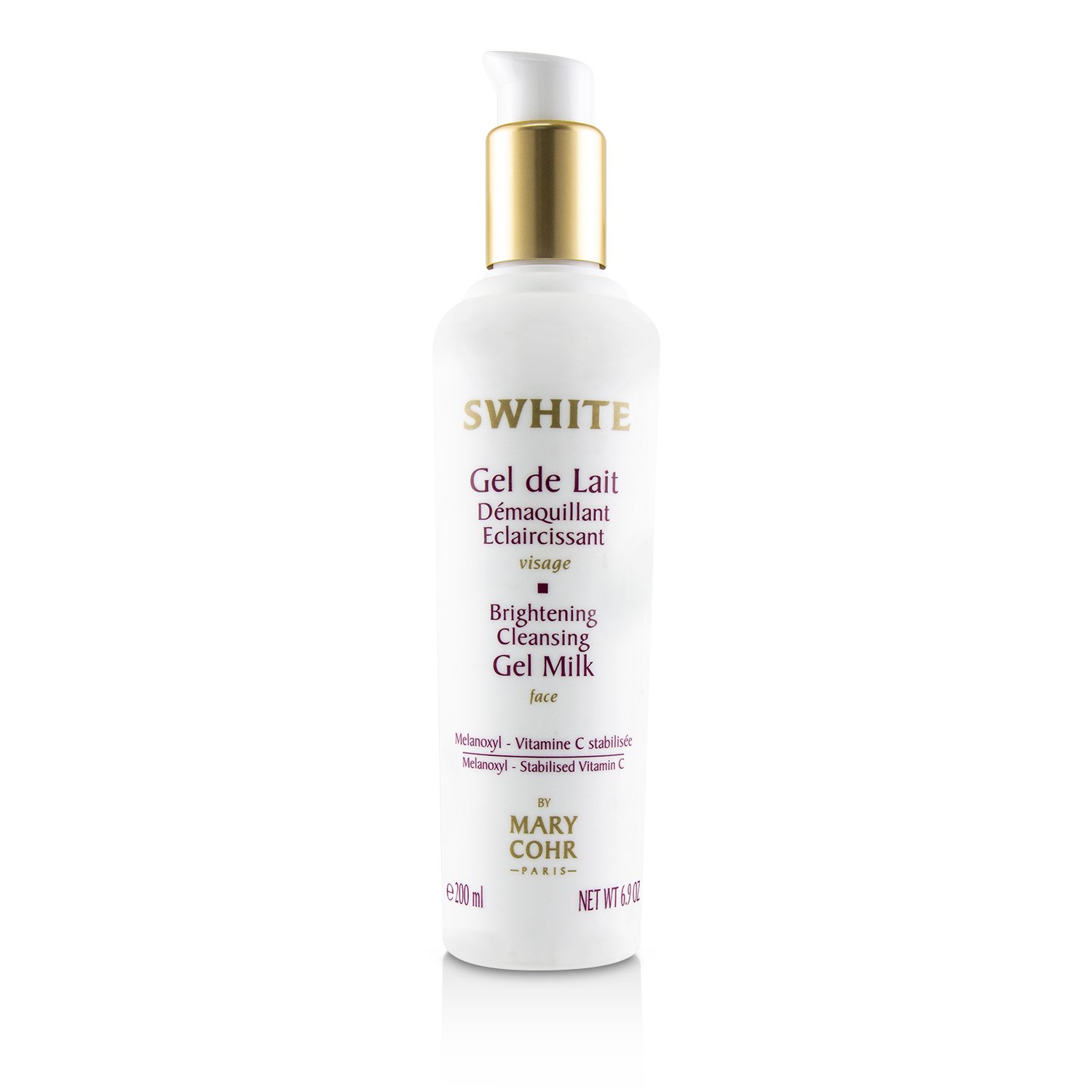 Mary Cohr SWHITE Brightening Cleansing Gel Milk 200ml/6.9oz