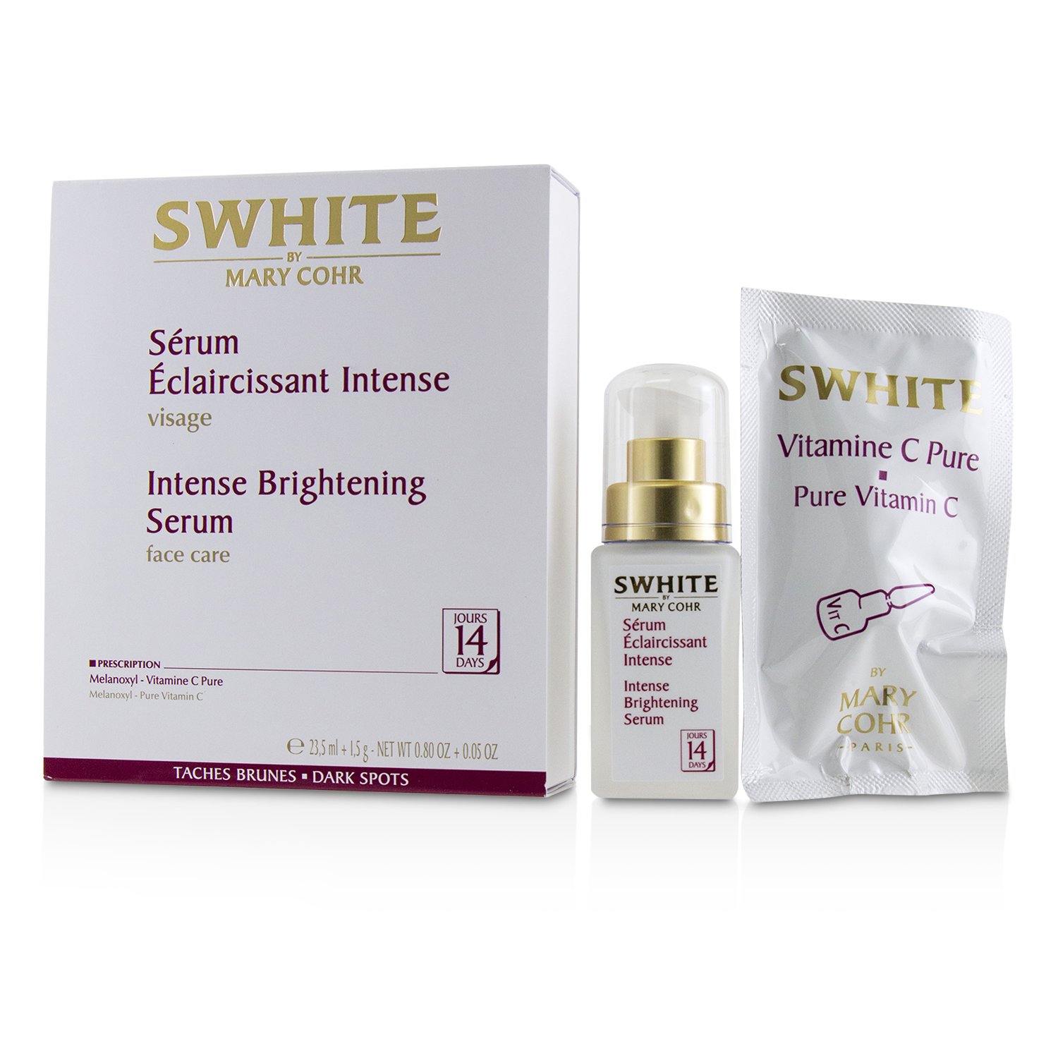 Mary Cohr SWHITE Intense Brightening Serum 2pcs