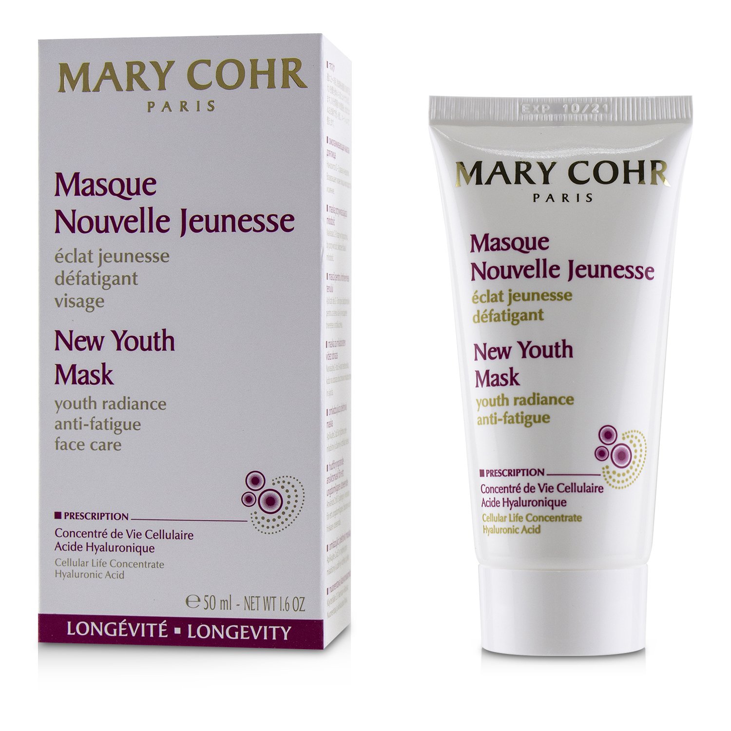 Mary Cohr ماسك New Youth - لإشراقة شابة ومضاد للتعب 50ml/1.6oz