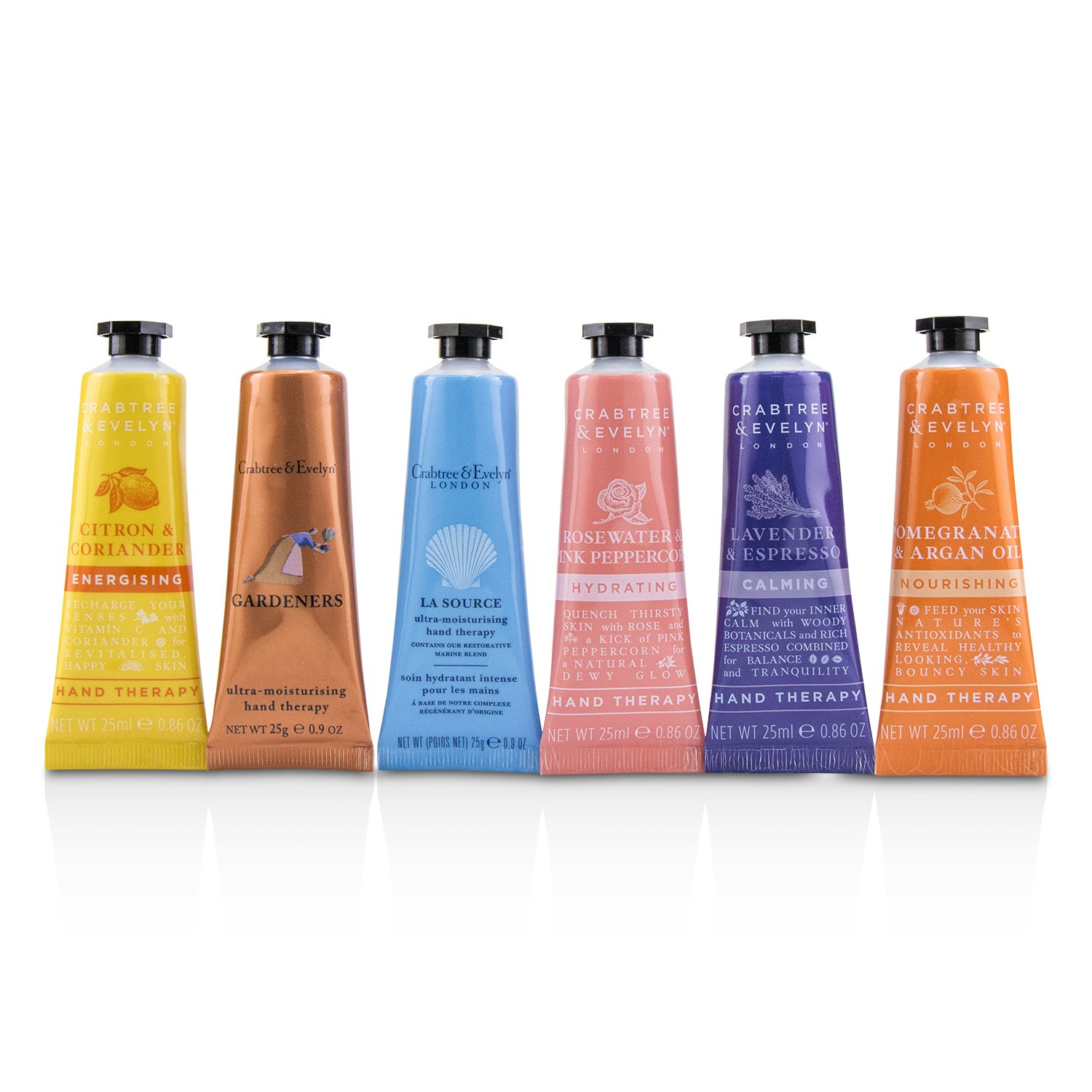 Crabtree & Evelyn Boogie Wonderhands Hand Therapy Vault Set 12x25ml/0.86oz