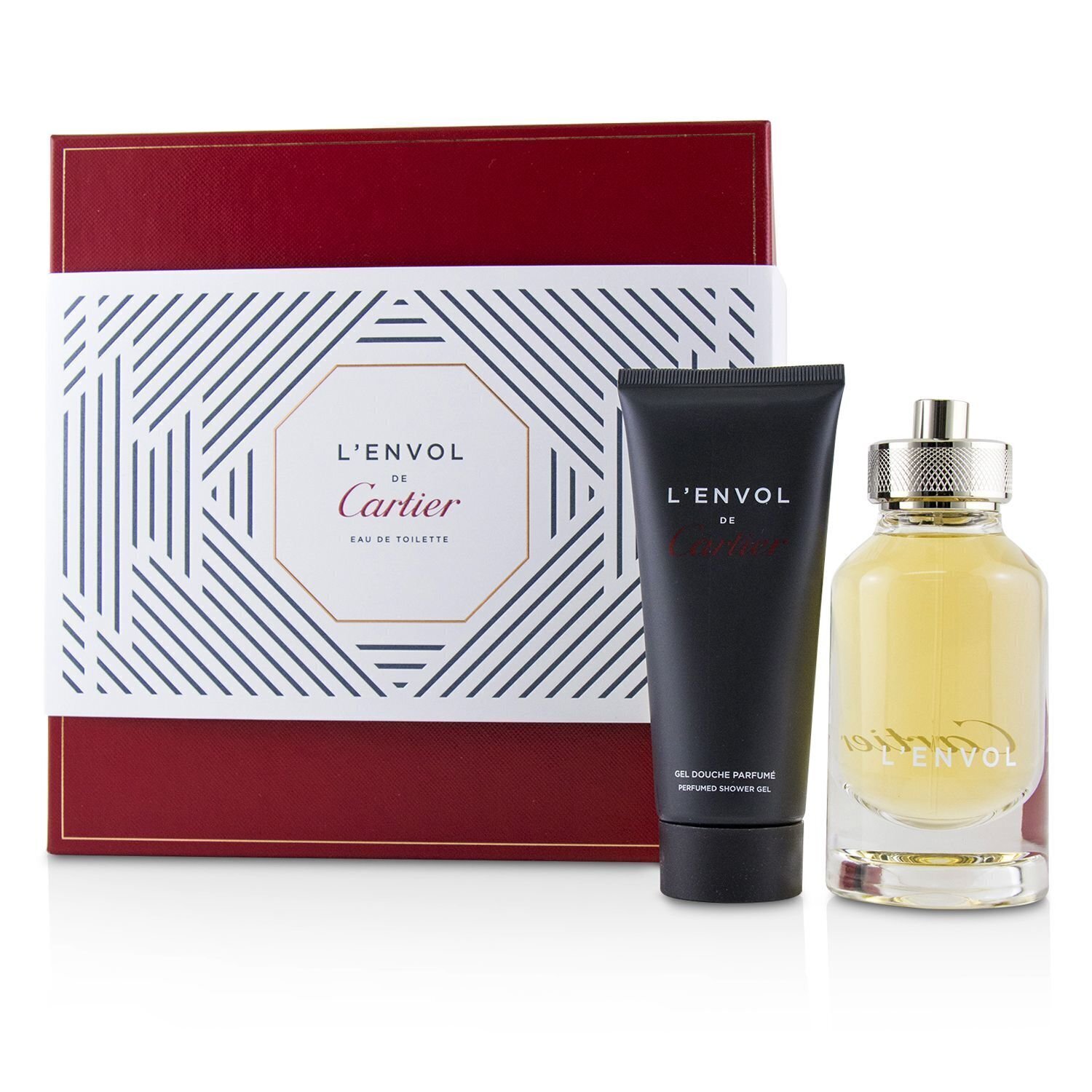 Cartier 卡地亞 飛行男性香氛組盒:淡香水80ml+沐浴膠100ml 2pcs