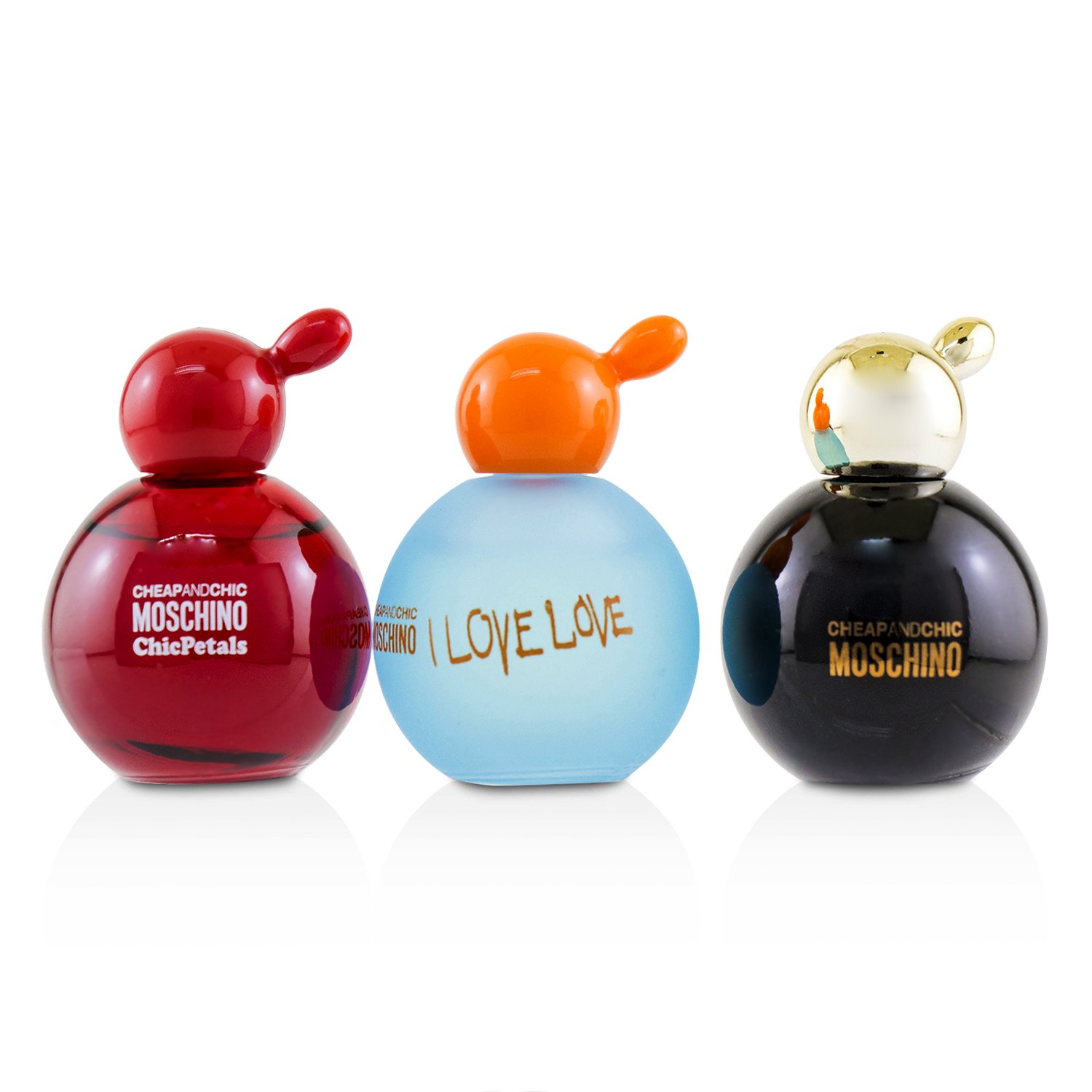 Moschino Cheap & Chic Coffret: Classic Eau De Toilette + I Love Love Eau De Toilette + Chic Petals Eau De Toilette 3x4.9ml/0.16oz