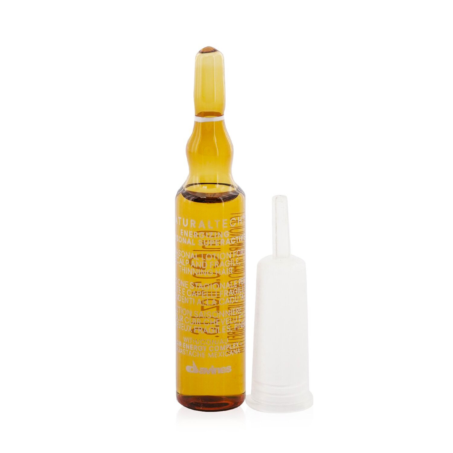 Davines Natural Tech Energizing Seasonal Loción de Temporada Súper Activa - Para Cuero Cabelludo y Cabello Frágil, Adelgazante 12x6ml/0.2oz