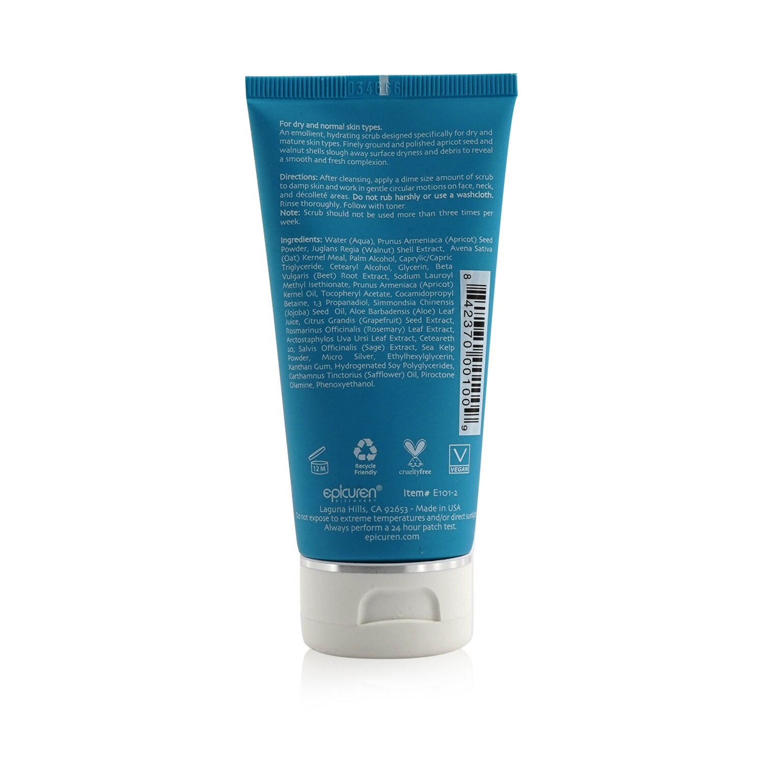 Epicuren Exfoliante Facial de Albaricoque - Para Tipo de Piel Seca & Normal 74ml/2.5oz