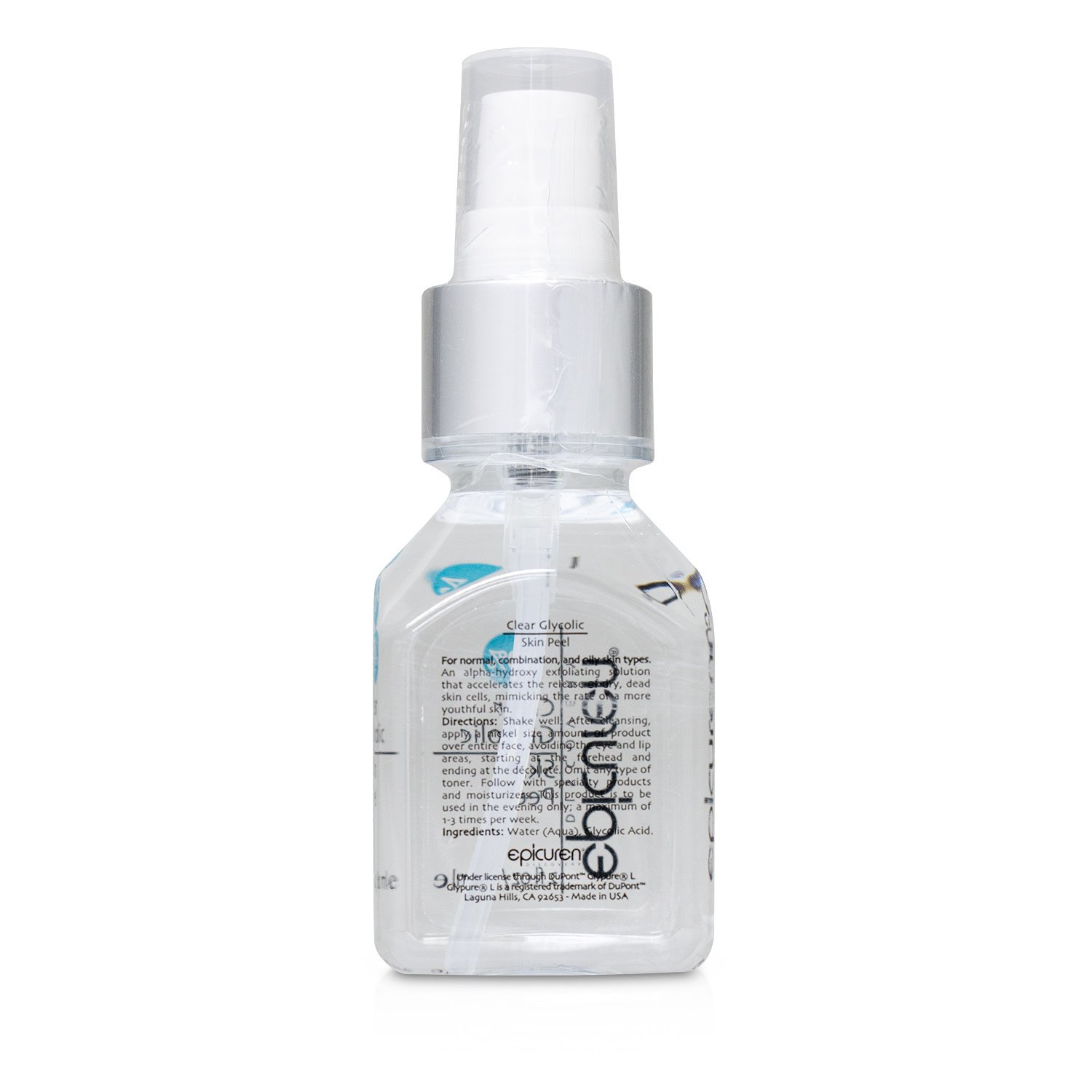 Epicuren Clear Glycolic Skin Peel 10% - For Normal, Combination & Oily Skin Types 60ml/2oz