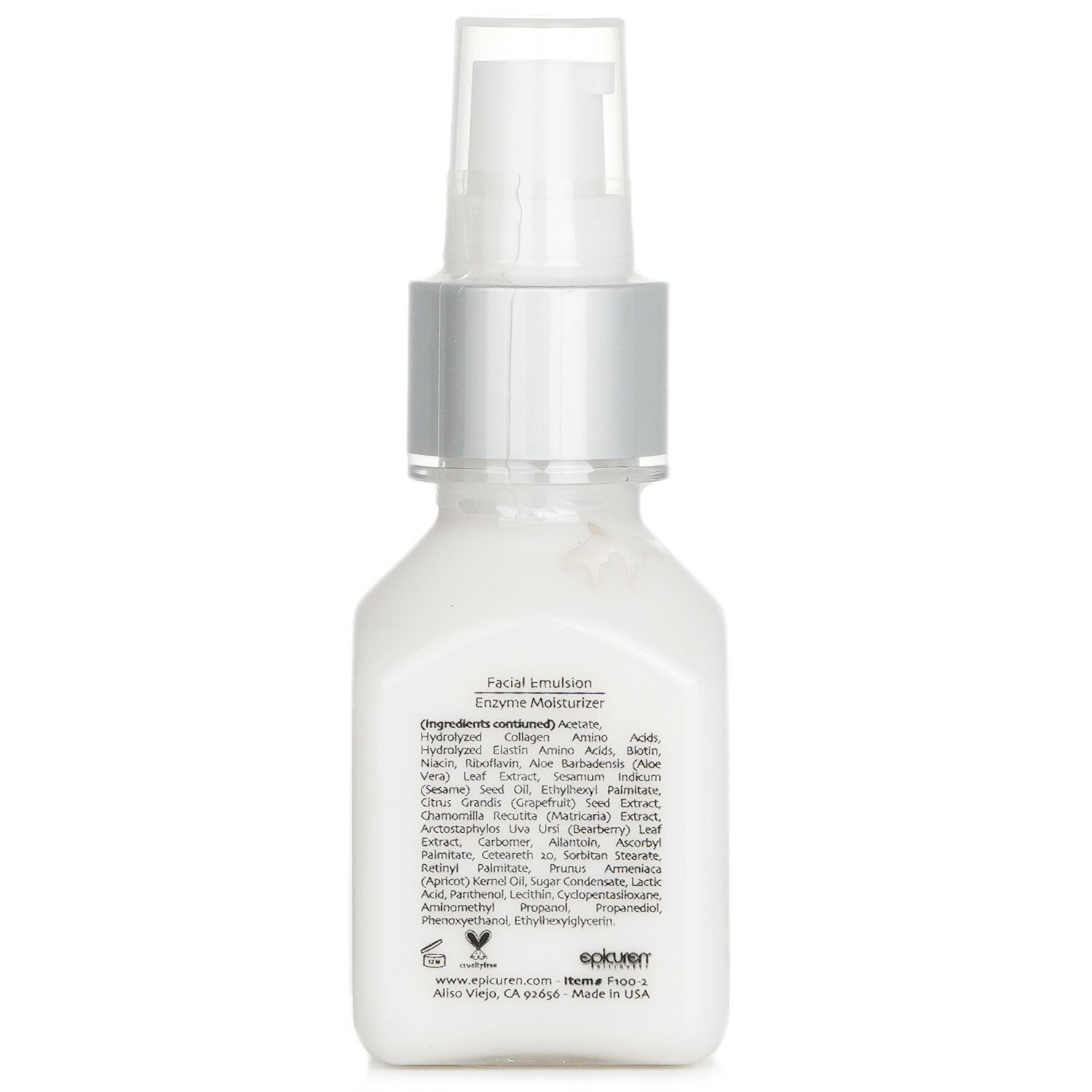 Epicuren مرطب أنزيمي مستحلب للوجه - للبشرة العادية والمختلطة 60ml/2oz