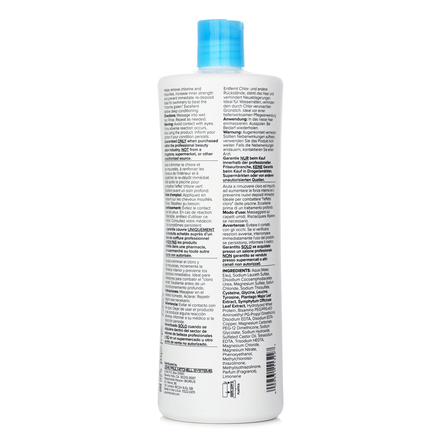 宝美奇  Paul Mitchell 3号洗发水 (净化 - 祛氯气) 1000ml/33.8oz