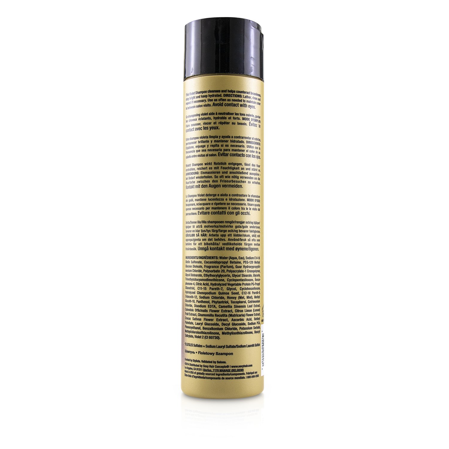 Sexy Hair Concepts Blonde Sexy Hair Bright Blonde Violet Shampoo (For Blonde, Highlighted and Silver Hair) 300ml/10.1oz