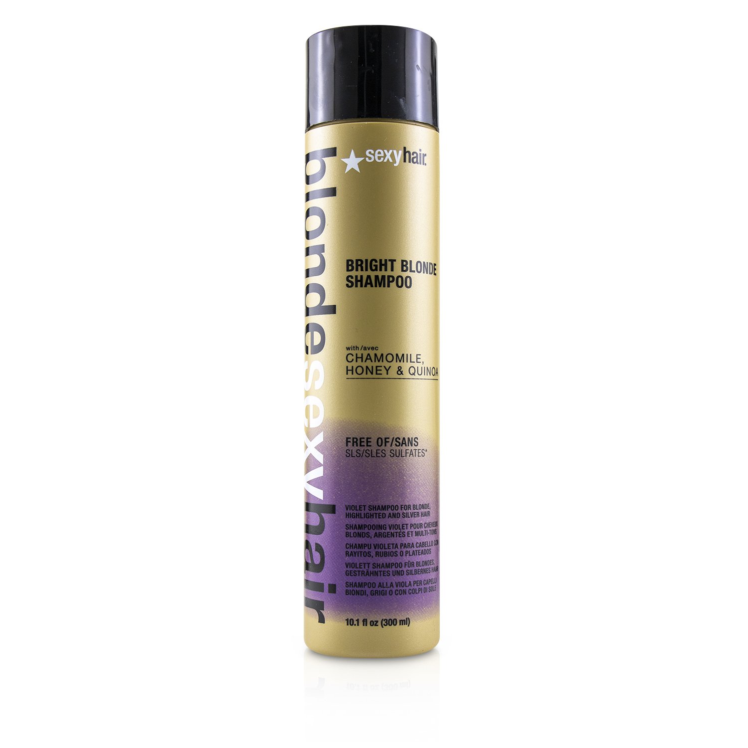 Sexy Hair Concepts Blonde Sexy Hair Bright Blonde Violet Shampoo (For Blonde, Highlighted and Silver Hair) 300ml/10.1oz