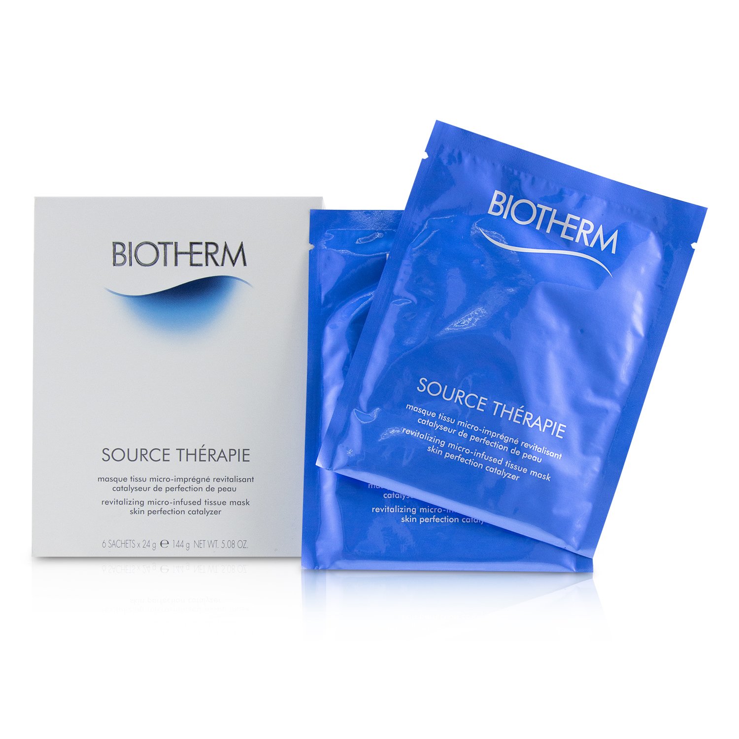 Biotherm Source Therapie Revitalizing Micro-Infused Tissue Mask Skin Perfection Catalyzer 6x24g