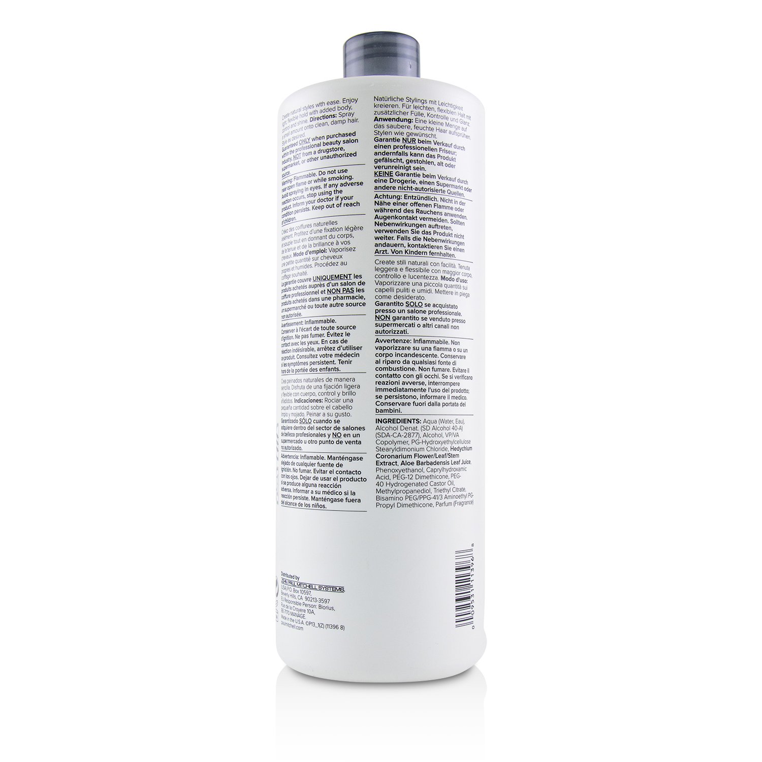 Paul Mitchell Soft Style Soft Sculpting Spray Gel (Natural Hold - Styling Gel) 1000ml/33.8oz