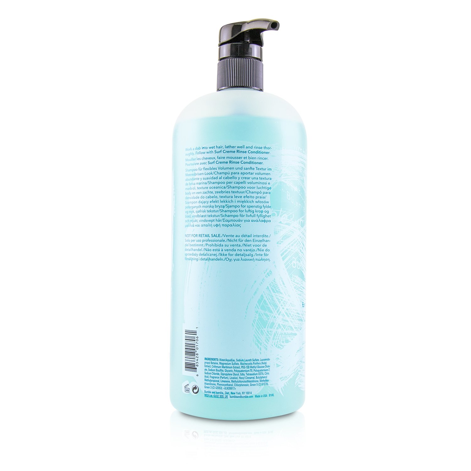 Bumble and Bumble Surf Foam Wash Shampoo (Fine to Medium Hair) 1000ml/33.8oz