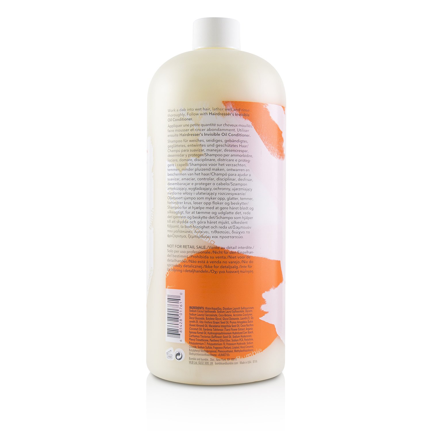 Bumble and Bumble Bb. Hairdresser's Invisible Oil Shampoo - Dry Hair (Salon Product) 1000ml/33.8oz