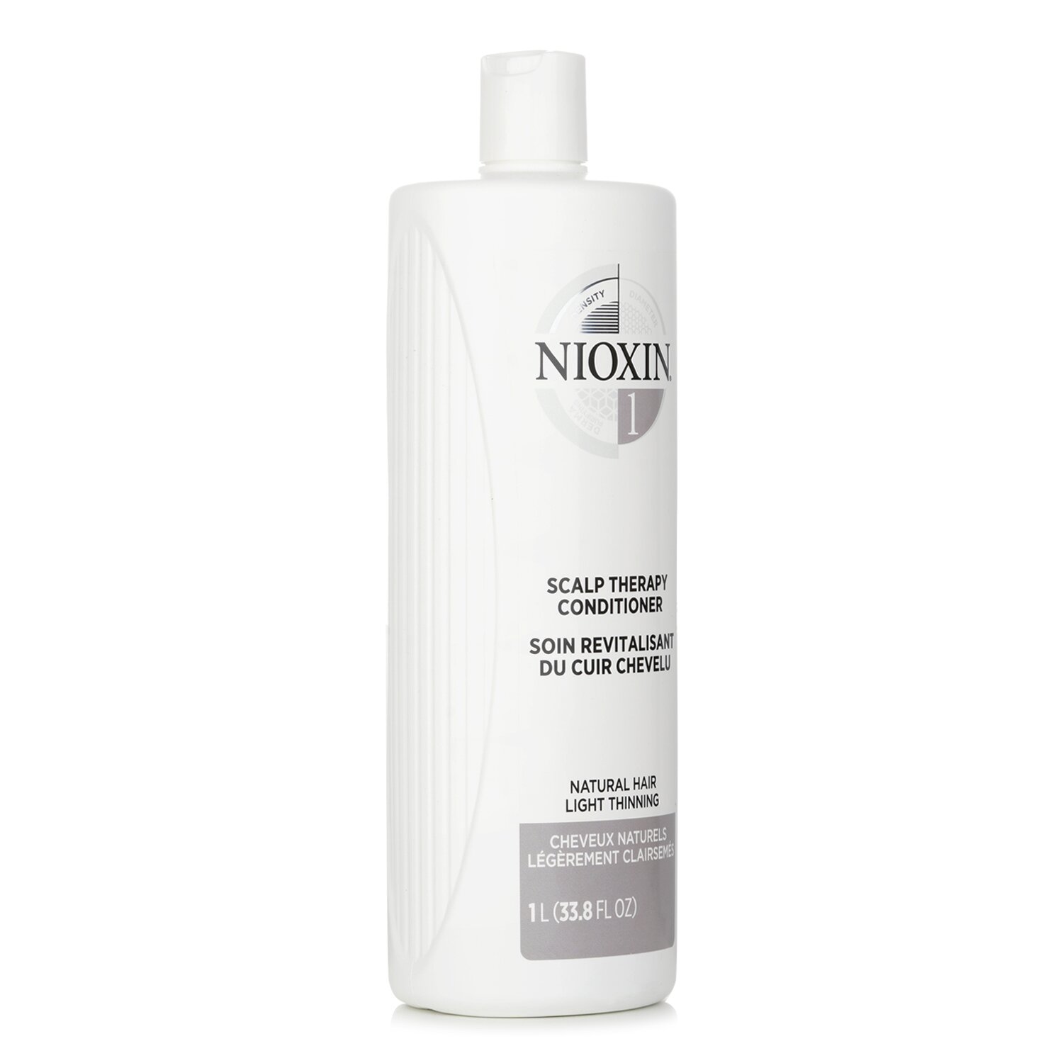 Nioxin Density System 1 Acondicionador Terapia de Cuero Cabelludo (Cabello Natural, Adelgazante Ligero) 1000ml/33.8oz