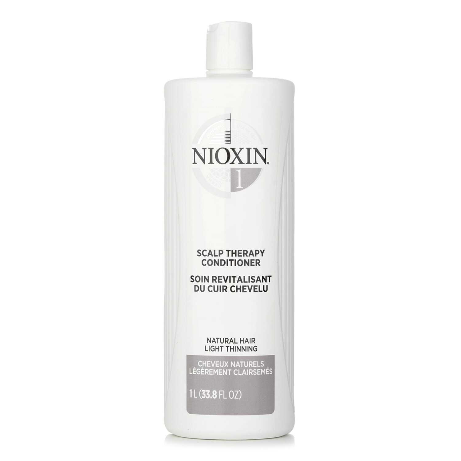 Nioxin Density System 1 Acondicionador Terapia de Cuero Cabelludo (Cabello Natural, Adelgazante Ligero) 1000ml/33.8oz