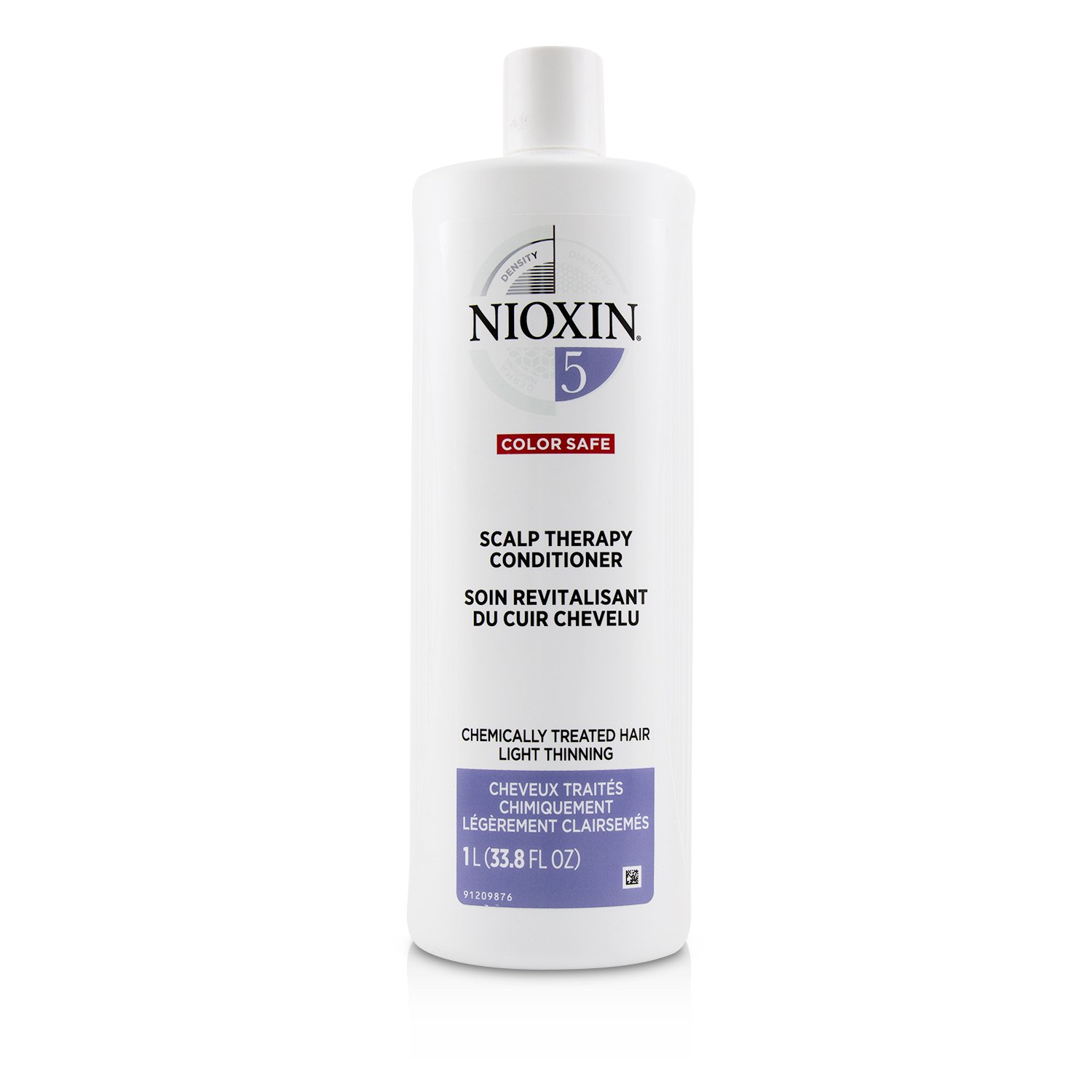 Nioxin Density System 5 Acondicionador Terapia de Cuero Cabelludo (Cabello Tratado Químicamente, Adelgazamiento Ligero, Seguro para el Color) 1000ml/33.8oz