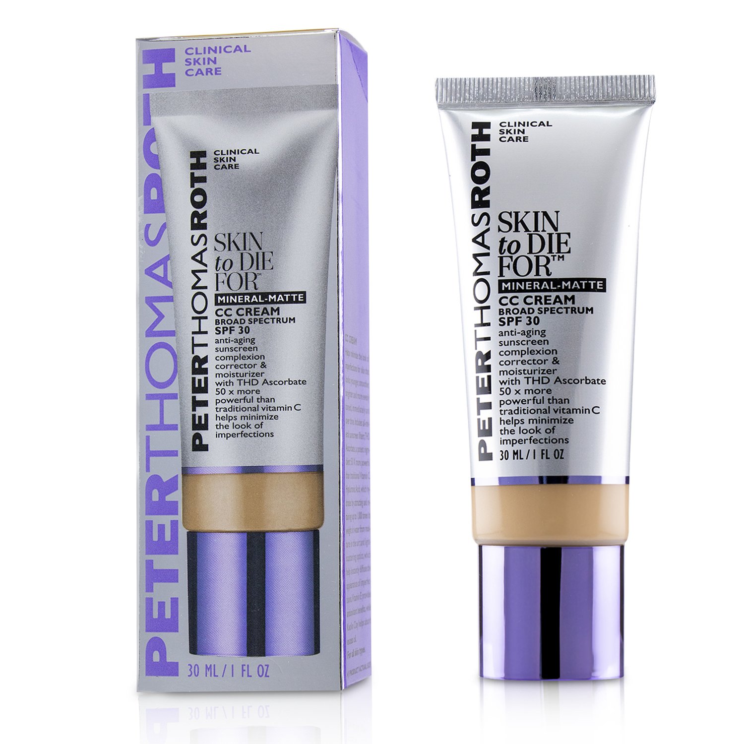 Peter Thomas Roth كريم CC غير لامع Skin to Die SPF 30 30ml/1oz