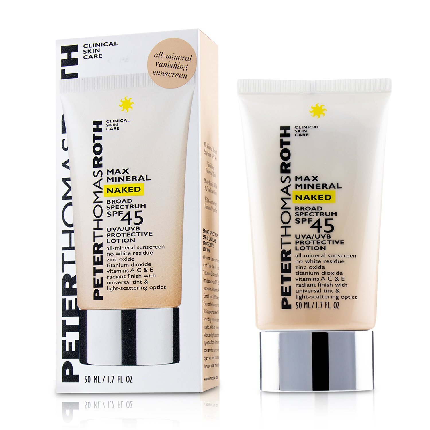 彼得罗夫 Peter Thomas Roth 矿物润色防晒乳SPF 45 50ml/1.7oz