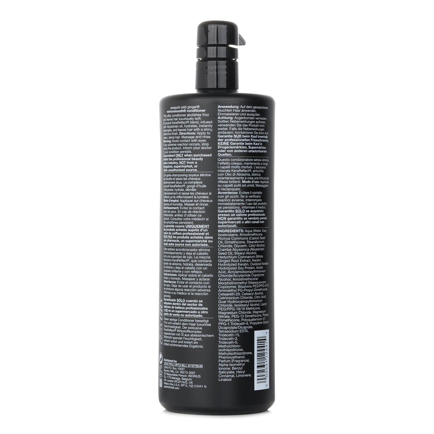 Paul Mitchell بلسم Awapuhi Wild Ginger Smooth Mirrorsmooth (يزيل التناثر - نعومة فائقة) 1000ml/33.8oz