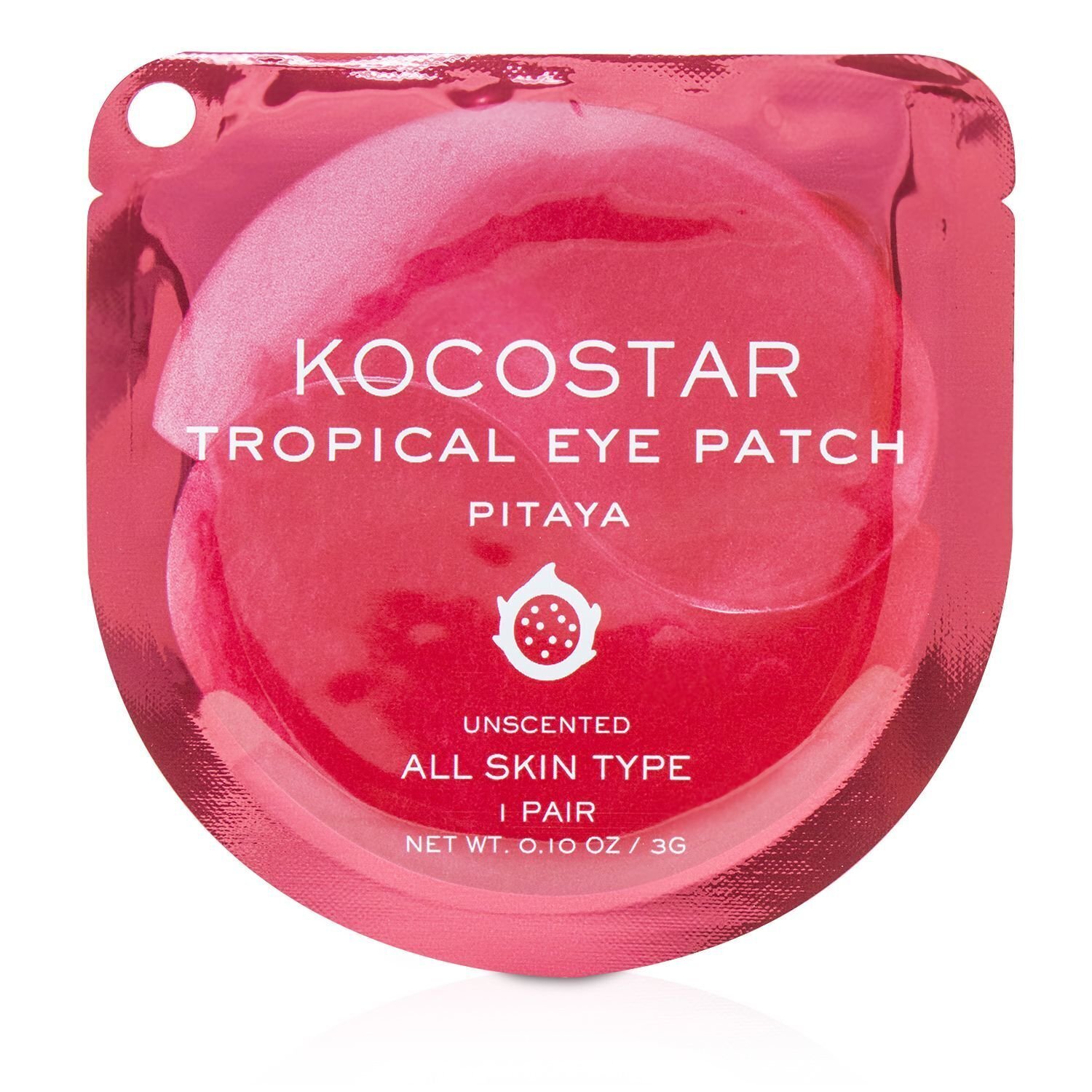 KOCOSTAR 眼膜(無香)Tropical Eye Patch Unscented -火龍果(獨立包裝) 10pairs