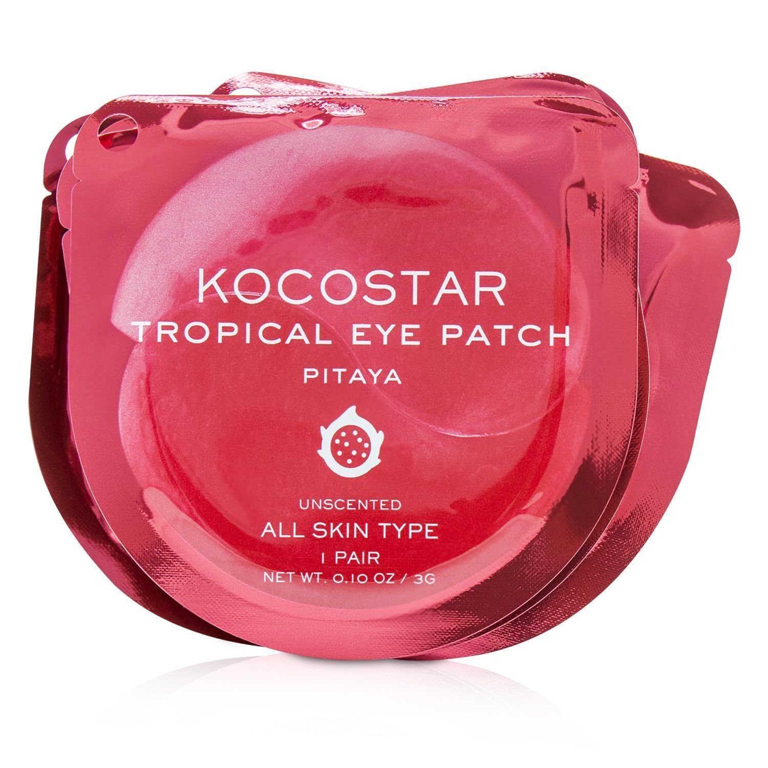 KOCOSTAR Tropical Патчи для Глаз без Запаха - Pitaya (в Индивидуальной Упаковке) 10pairs