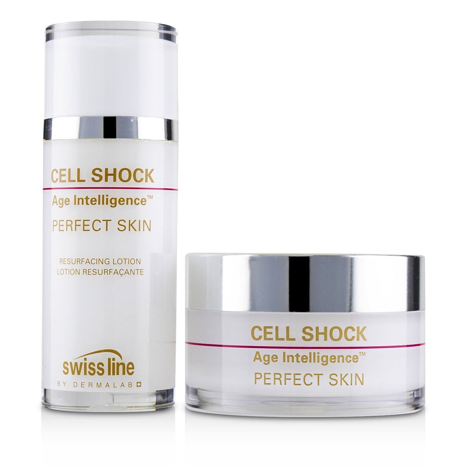 Swissline Cell Shock Age Intelligence Perfect Skin 1 Month Youth-Treatment 45ml+60pads