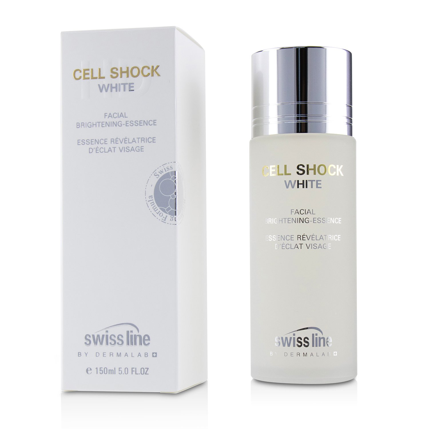 Swissline Cell Shock White Facial Brightening-Essence 150ml/5oz