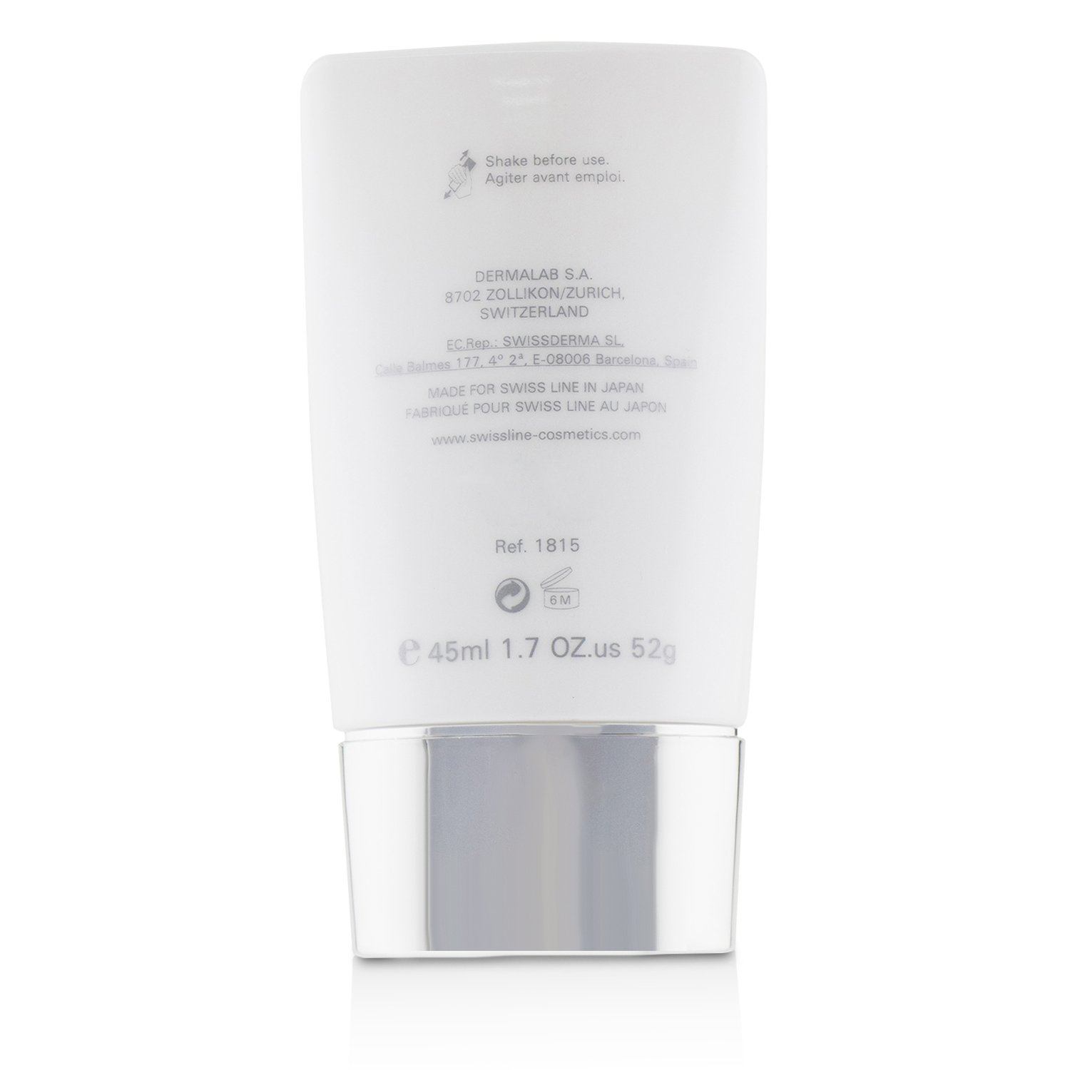 Swissline ستار ثنائي المرحلة لتفتيح البشرة Cell Shock White SPF 35 45ml