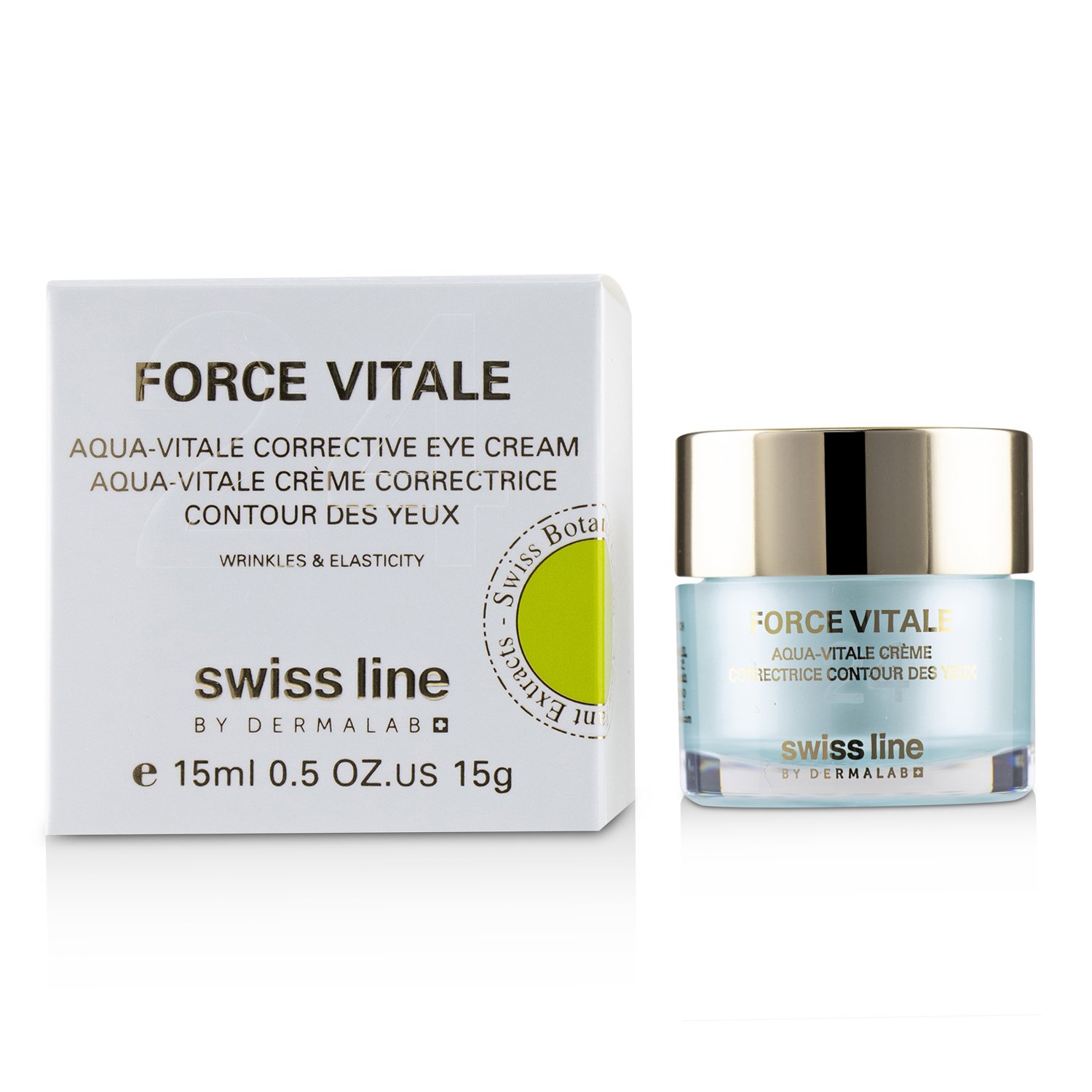 Swissline Force Vitale Aqua-Vitale Корректирующий Крем для Век 15ml/0.5oz