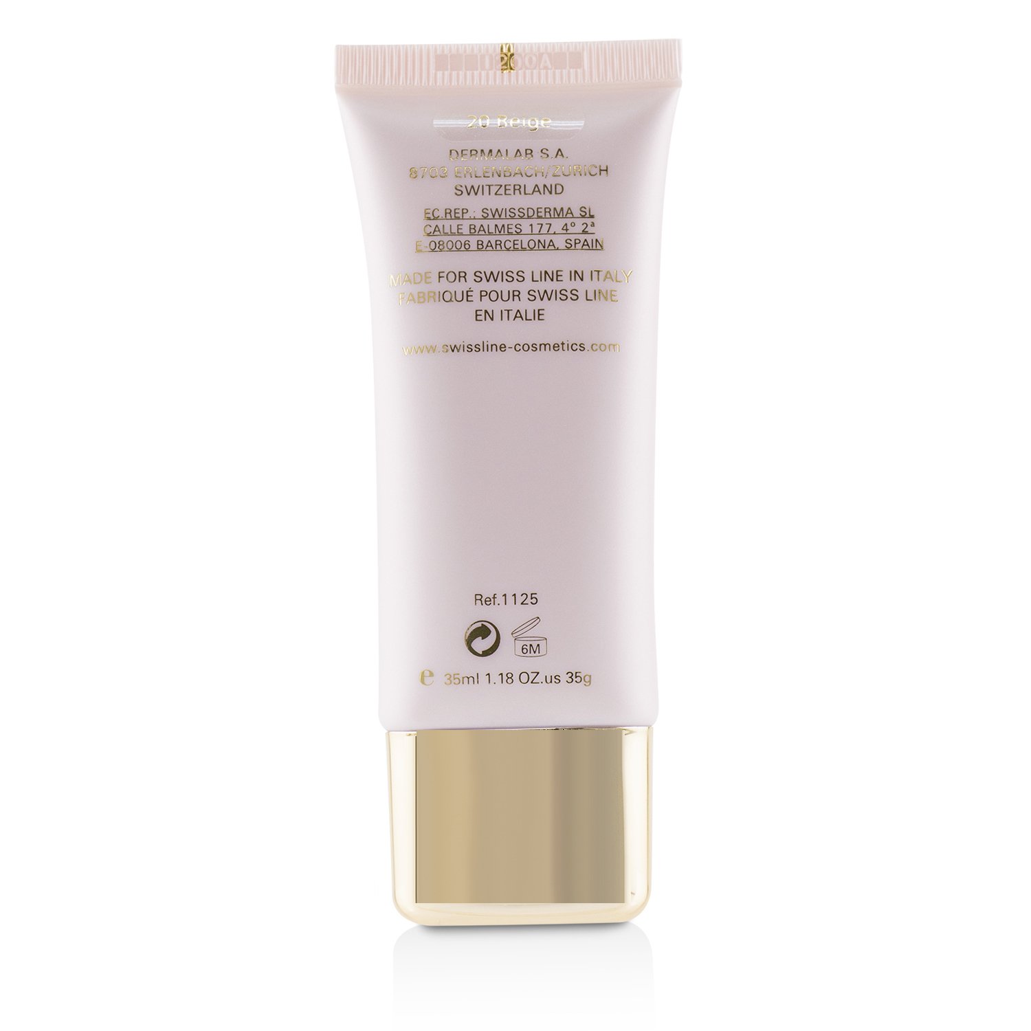 Swissline كريم CC مائي مهدئ Force Vitale SPF30 35ml/1.18oz