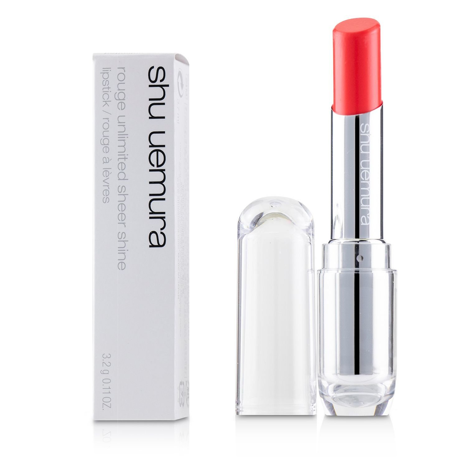 Shu Uemura أحمر شفاه شفاف لامع Rouge Unlimited 3.2g/0.11oz