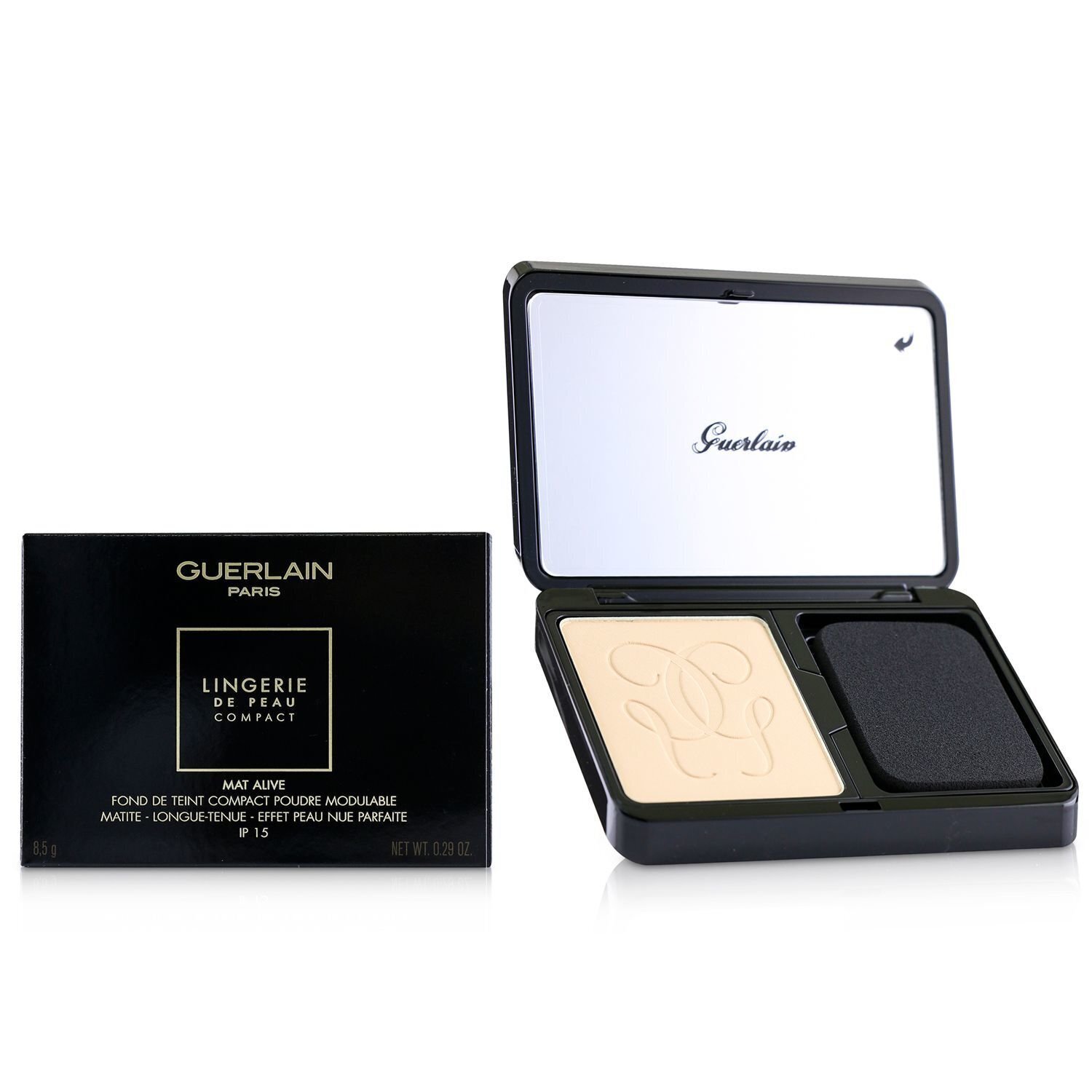 Guerlain Lingerie De Peau Mat Alive Base Compacta en Polvo Edificable SPF 15 8.5g/0.29oz