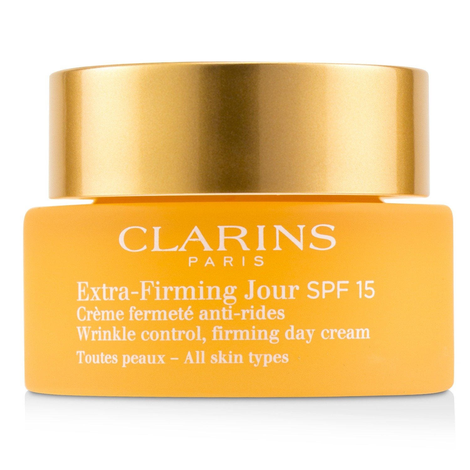 Clarins Extra-Firming Jour Crema de Día Reafirmante, Control de Arrugas SPF 15 - Todo Tipo de Piel (Sin Caja) 50ml/1.7oz