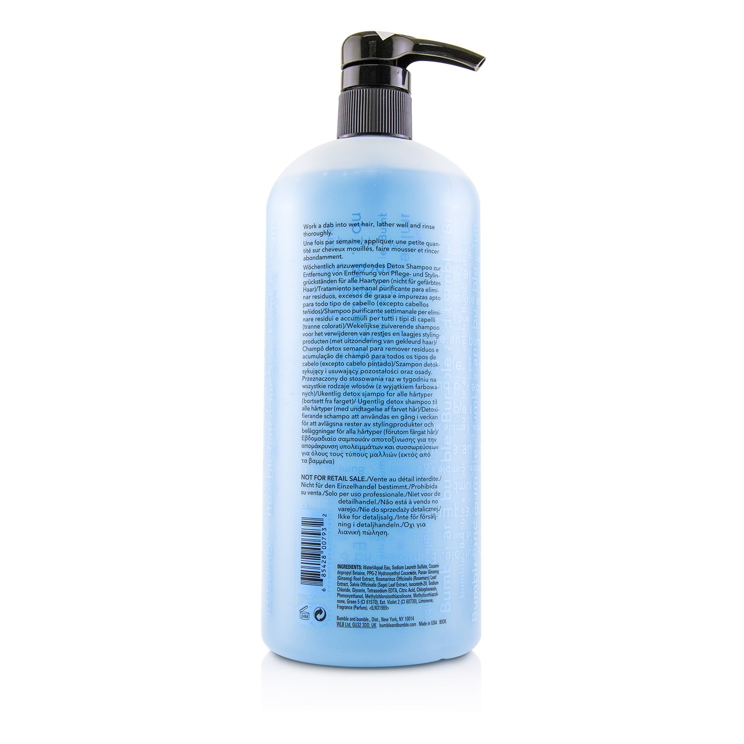 Bumble and Bumble Bb. Sunday Shampoo (All Hair Types - Except Color Treated) 1000ml/33.8oz