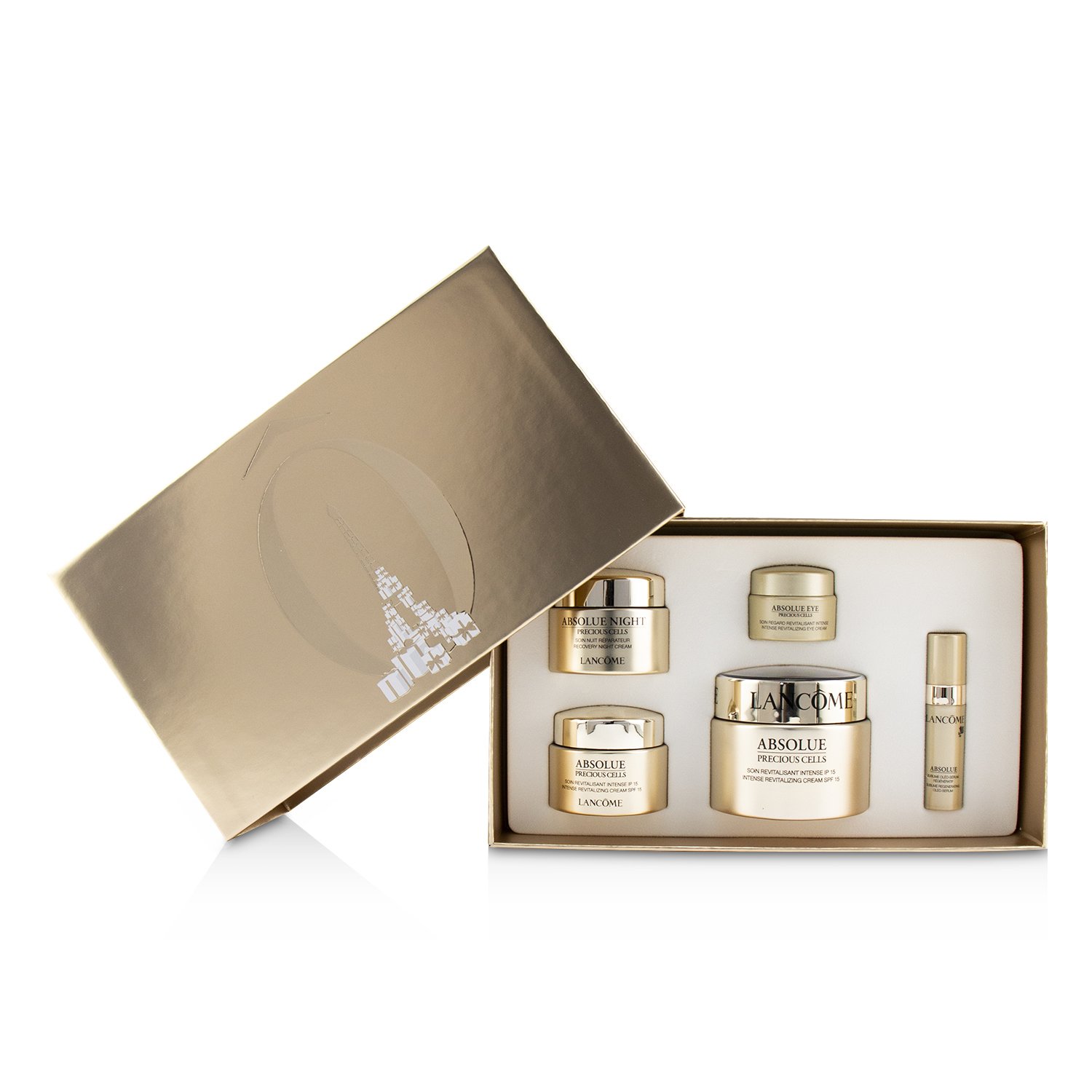 Lancome Absolue Precious Cells Set: 2x Intense Revitalizing Cream SPF15 + Recovery Night Cream + Eye Cream + Oleo-Serum 5pcs