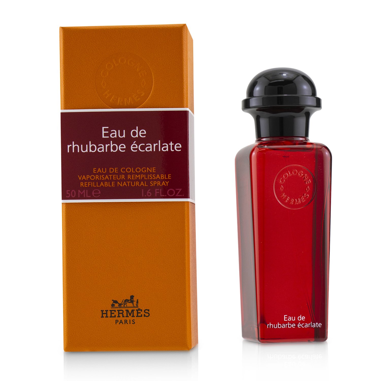 Hermes Eau De Rhubarbe Ecarlate Eau De Cologne Refillable Spray 50ml/1.6oz