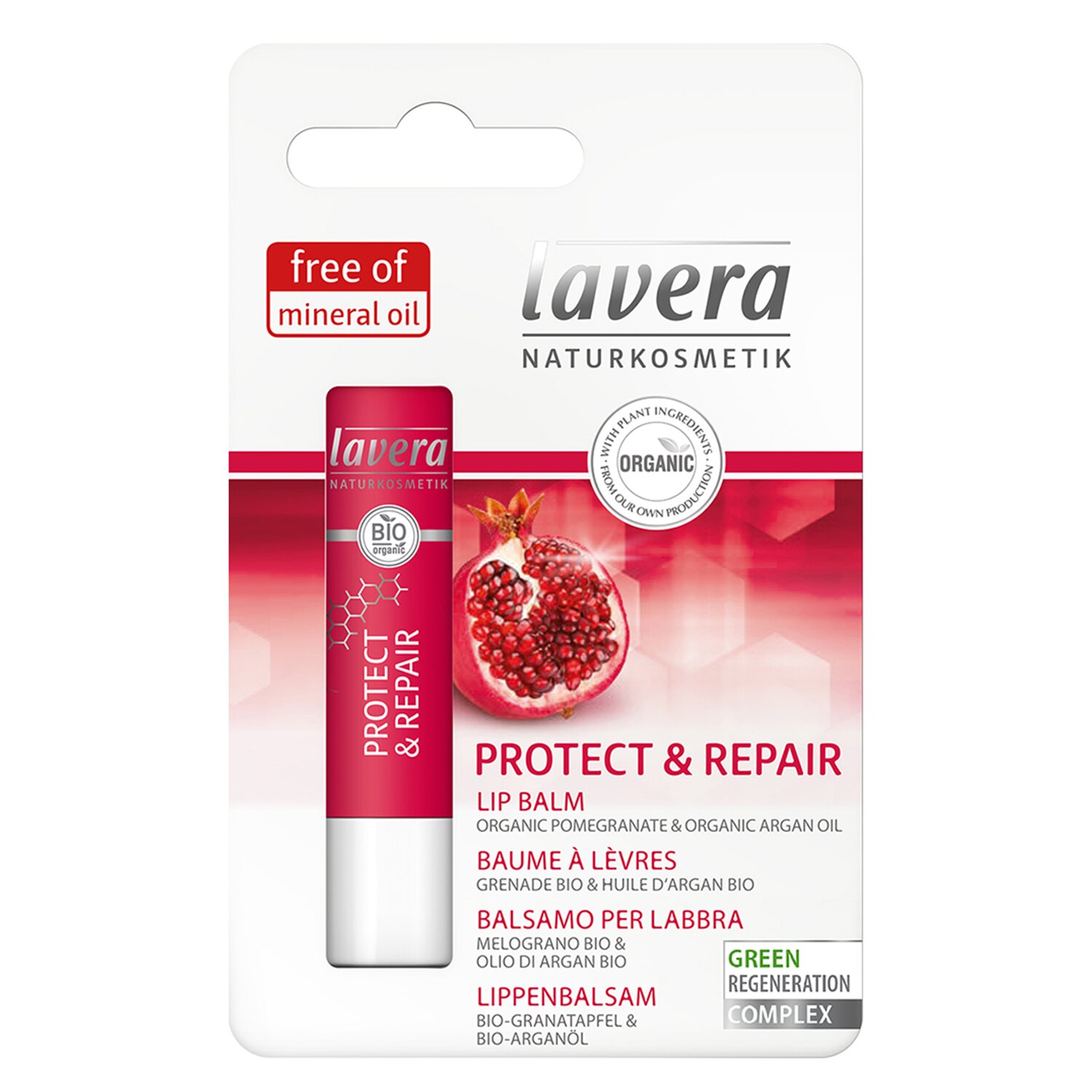 Lavera Protect & Repair շուրթերի բալզամ 4.5g/0.2oz