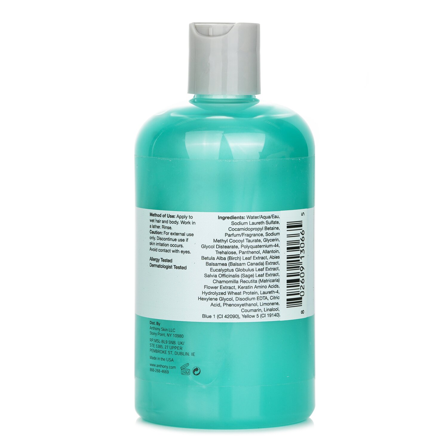 Anthony Jabón Vigorizante de Cabello & Cuerpo (Todo Tipo de Piel) 355ml/12oz