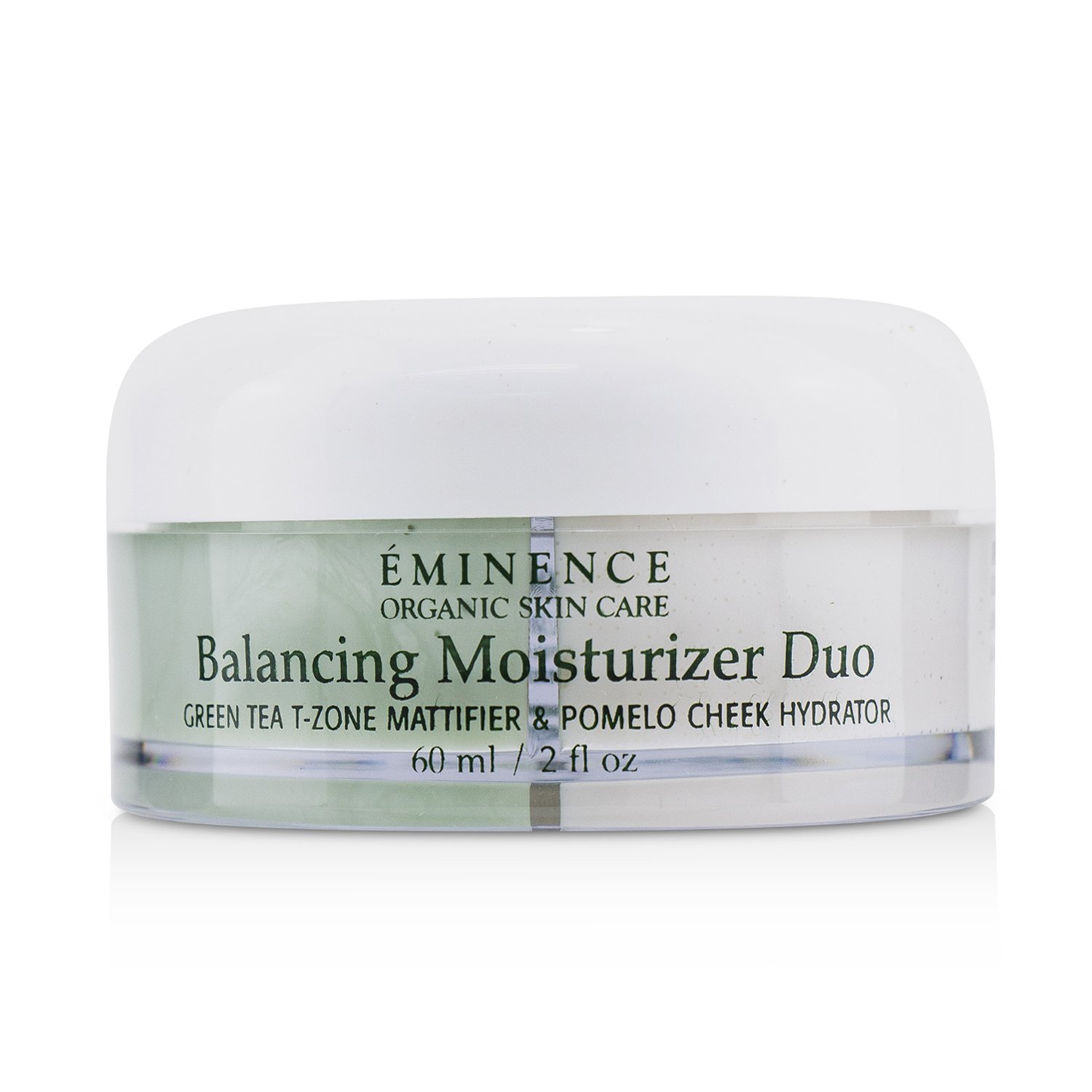 Eminence Balancing Moisturizer Duo: Green Tea T-Zone Mattifier & Pomelo Cheek Hydrator - For Combination Skin Types 60ml/2oz