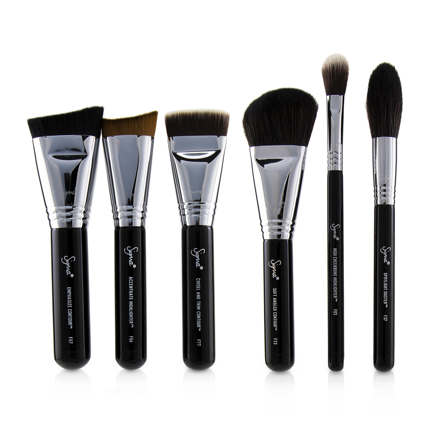 Sigma Beauty Zestaw pędzli do makijażu Highlight and Contour Brush Set 7pcs