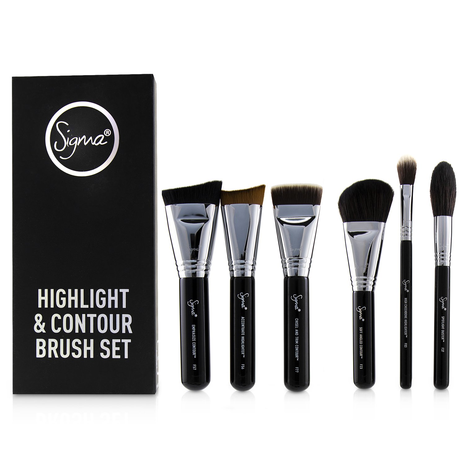 Sigma Beauty Zestaw pędzli do makijażu Highlight and Contour Brush Set 7pcs