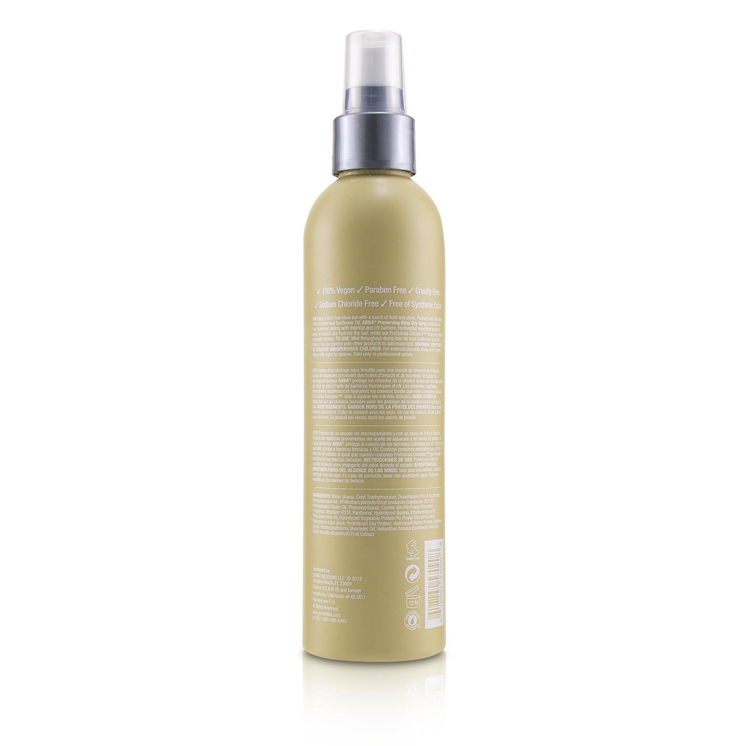 ABBA Preserving Blow Dry Hair Spray 236ml/8oz