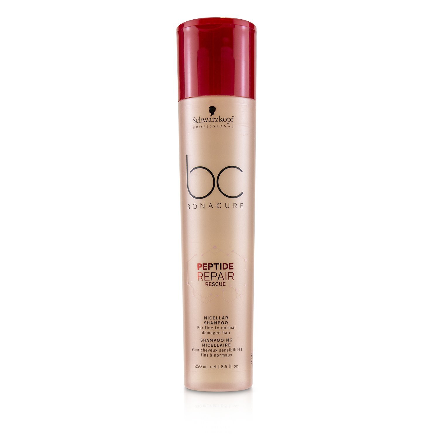 Schwarzkopf BC Bonacure Peptide Repair Rescue Micellar Shampoo (For Fine to Normal Damaged Hair) 250ml/8.5oz