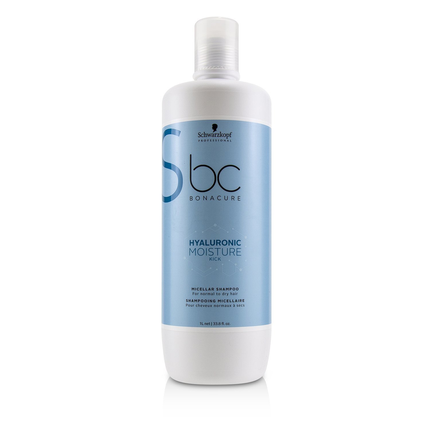 Schwarzkopf شامبو ميسيلار BC Bonacure Hyaluronic Moisture Kick (للشعر العادي إلى الجاف) 1000ml/33.8oz