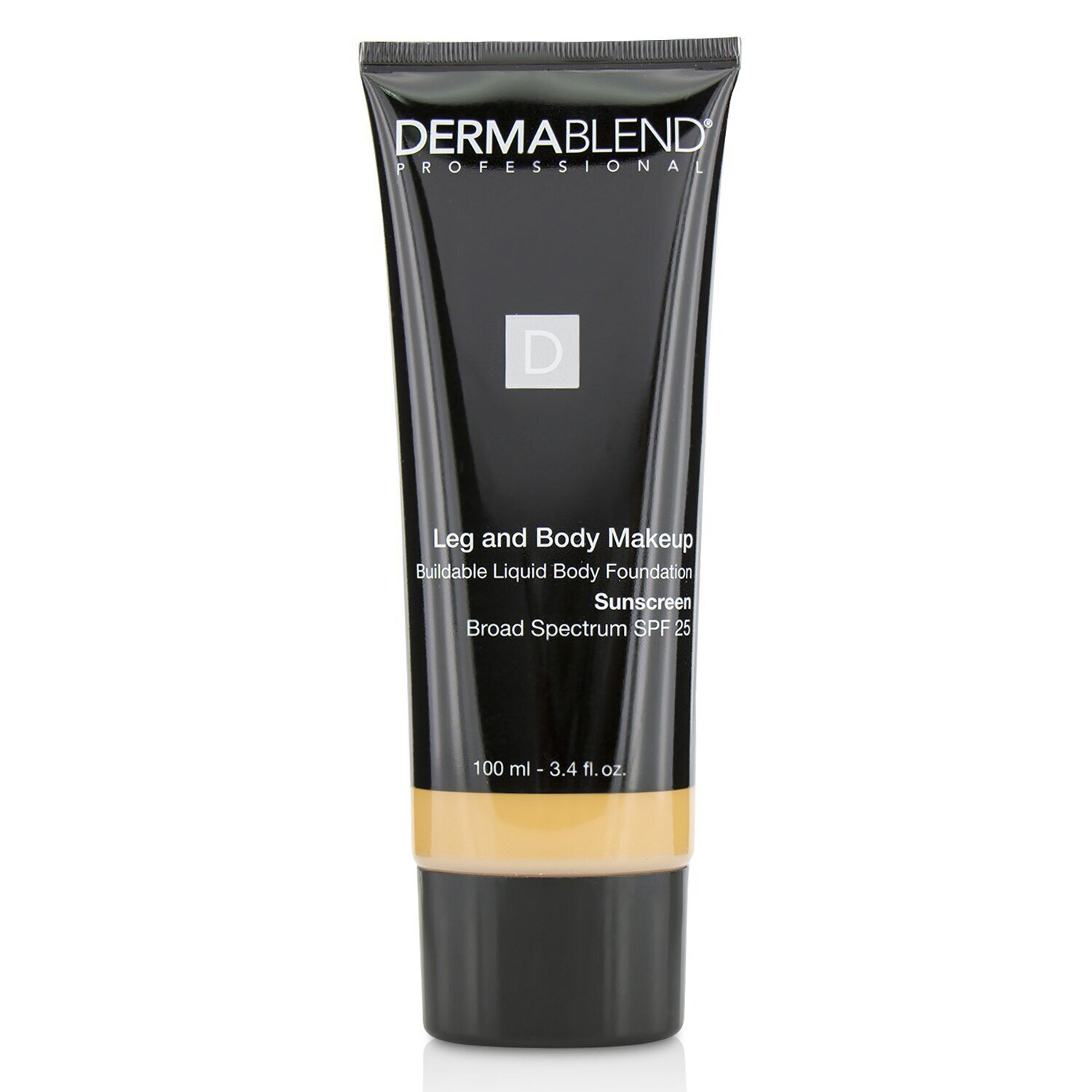 Dermablend Leg and Body Make Up Buildable Liquid Body Foundation Sunscreen Broad Spectrum SPF 25 100ml/3.4oz